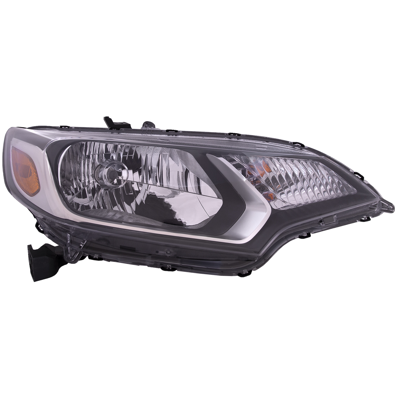 Right Passenger Side Headlight For 15-17 Honda Fit; CAPA Certified
