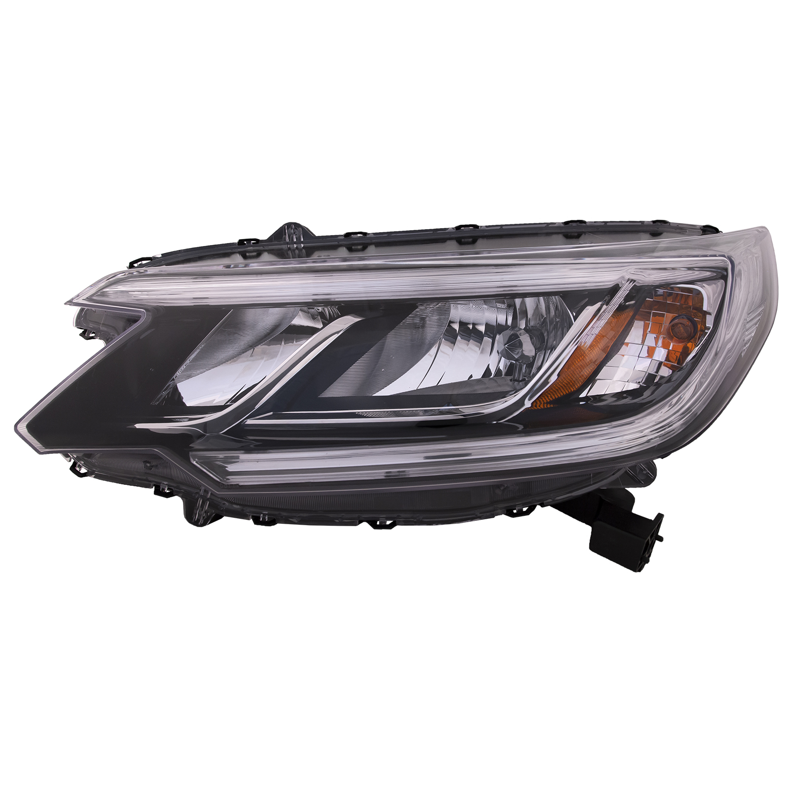 Left Driver Side Headlight For 15-16 Honda CR-V; CAPA Certified