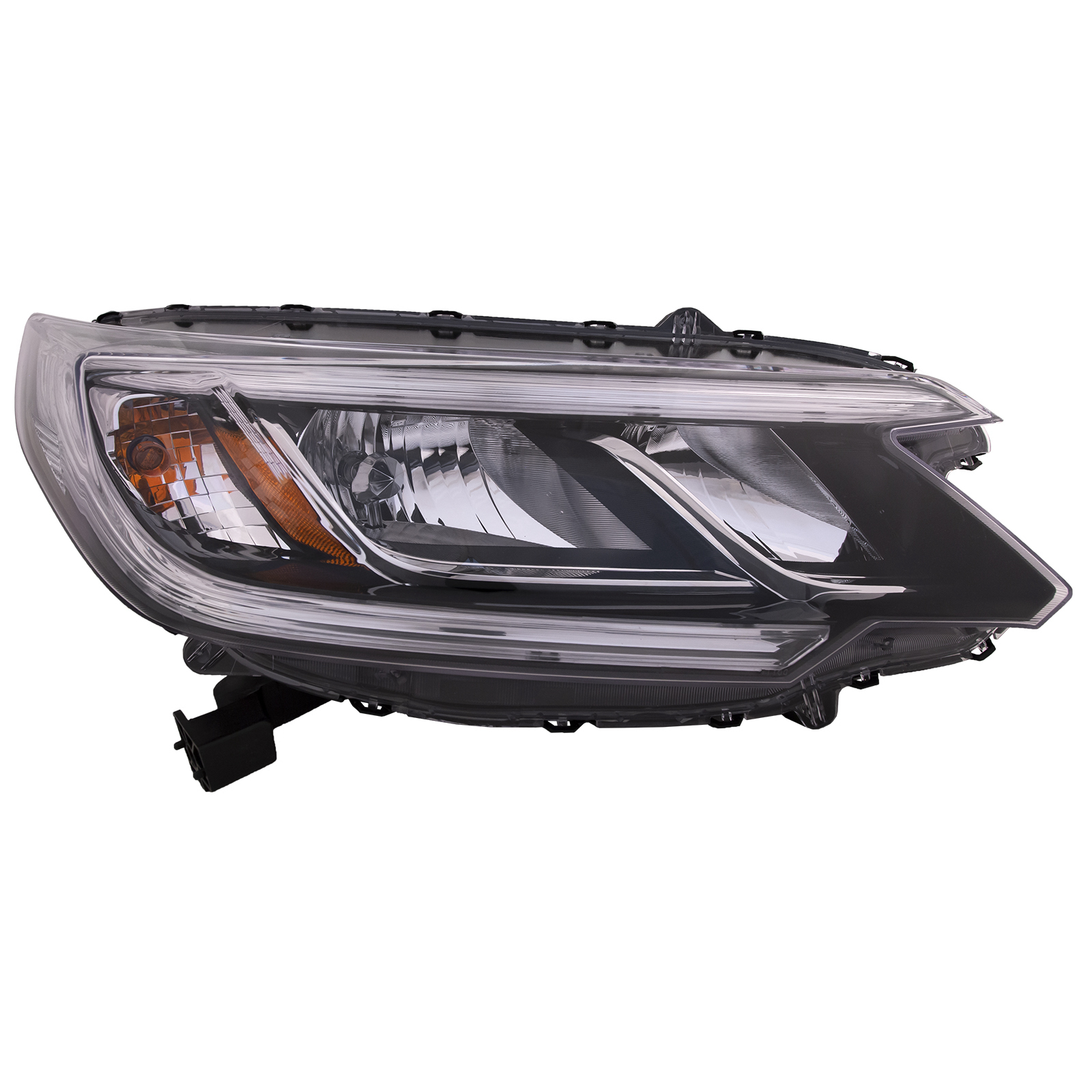 Right Passenger Side Headlight For 15-16 Honda CR-V; CAPA Certified