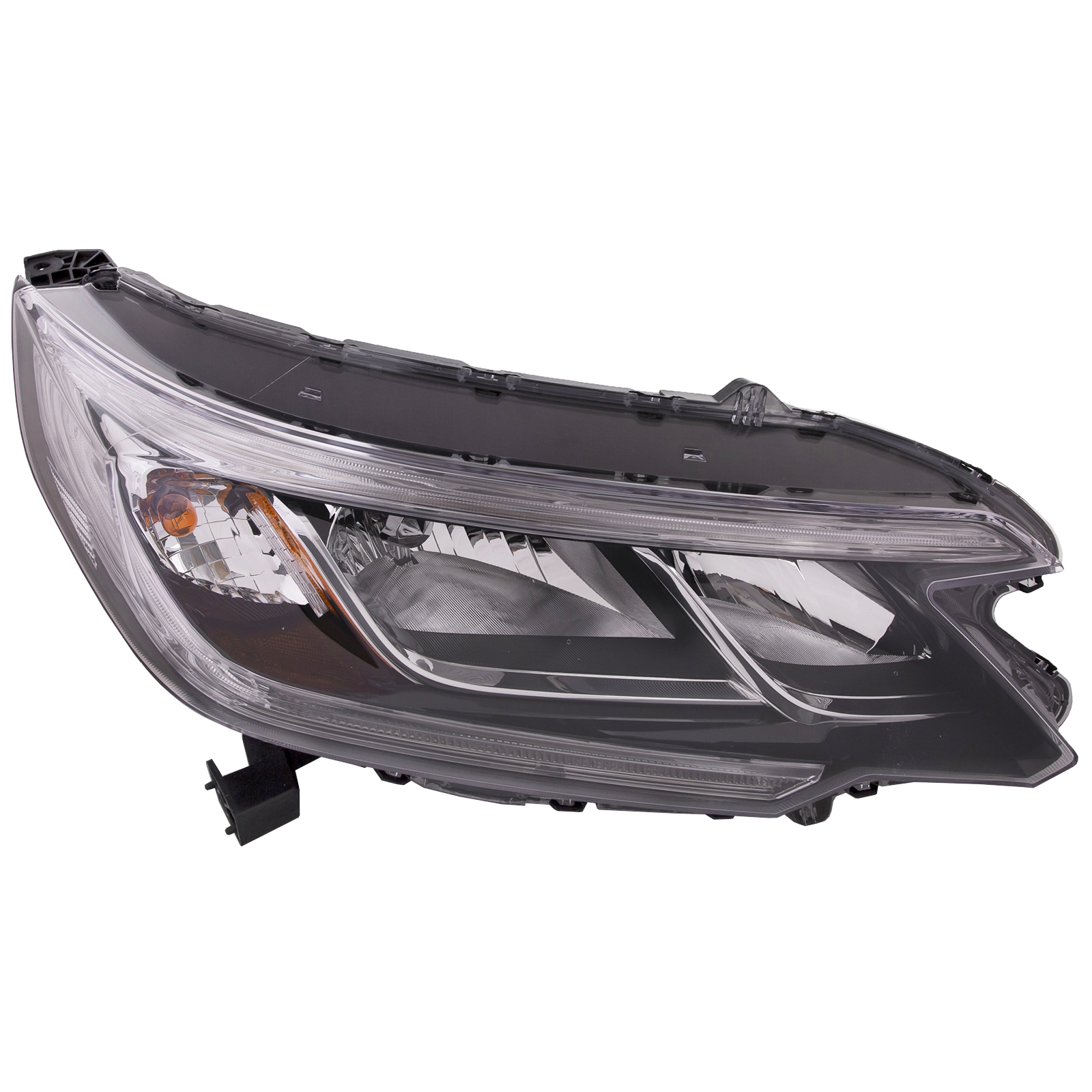 Right Passenger Side Headlight For 15-16 Honda CR-V; CAPA Certified
