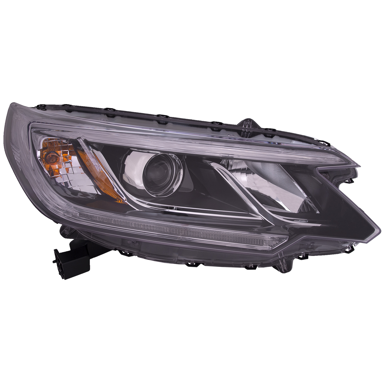 Right Passenger Side Headlight For 15-16 Honda CR-V; CAPA Certified