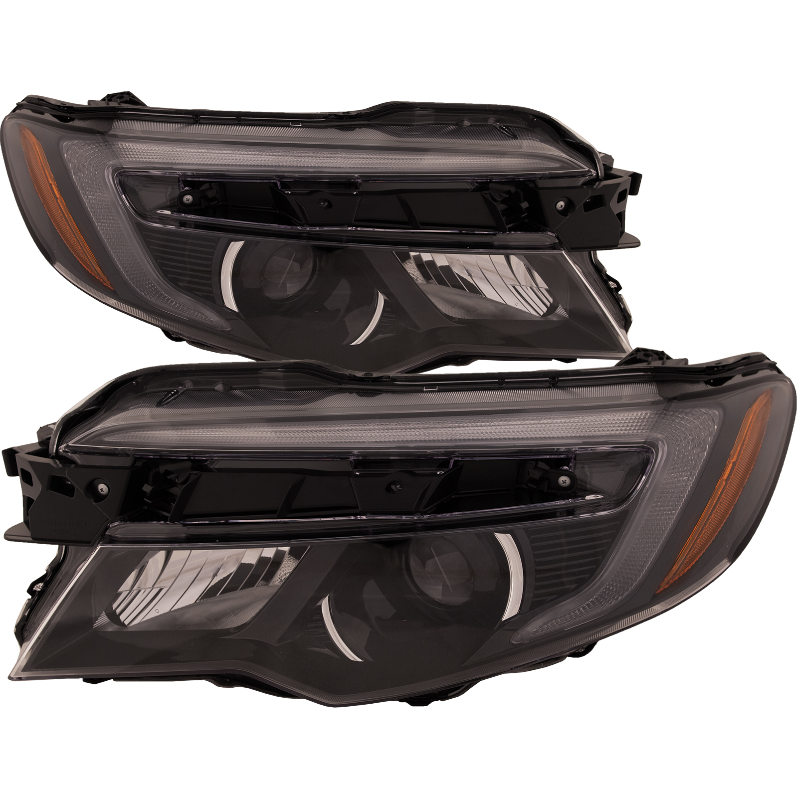 Headlight Set For 19-22 Honda Passport, 16-22 Honda Pilot, 17-20 Honda Ridgeline; CAPA Certified