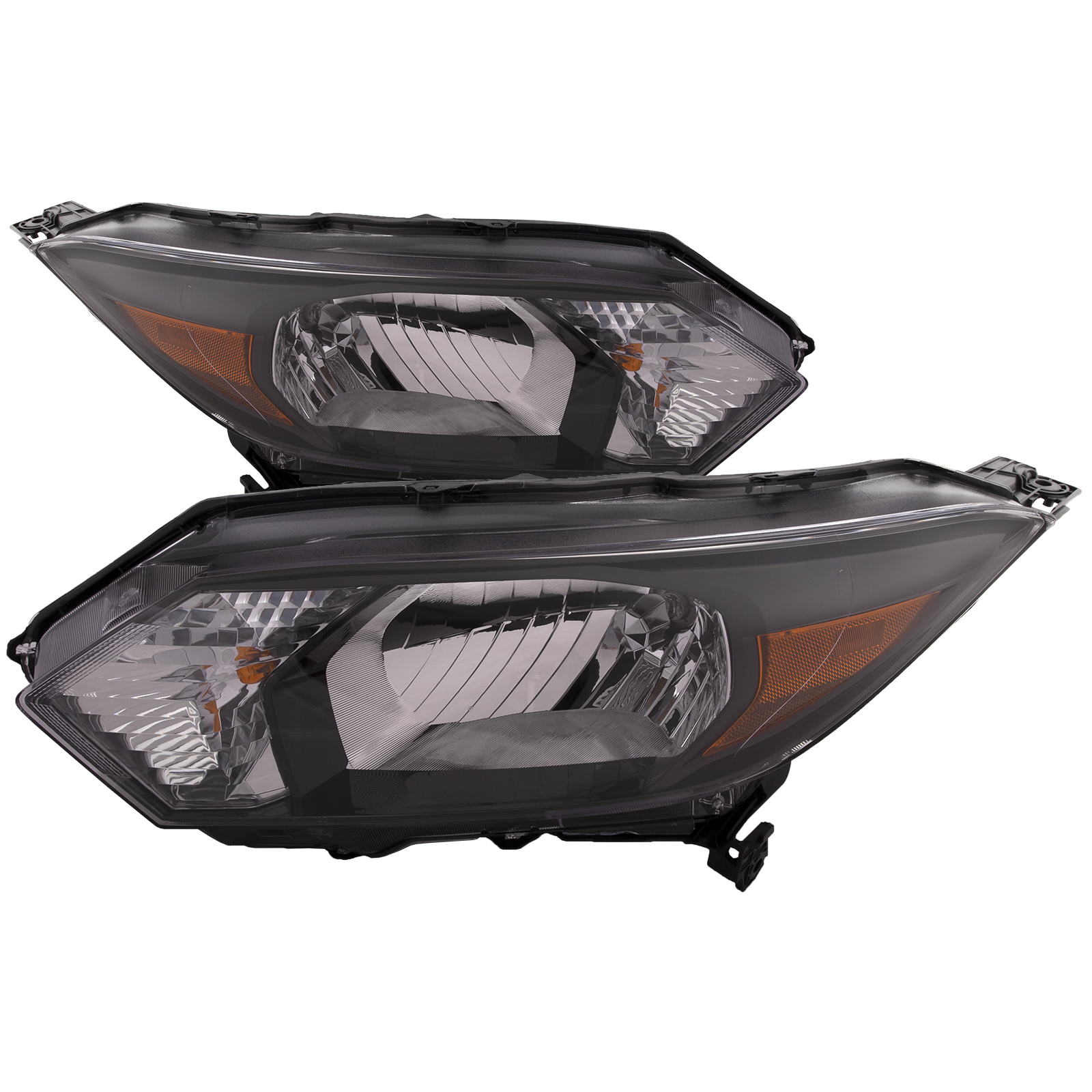 Headlight Set For 16-18 Honda HR-V; CAPA Certified