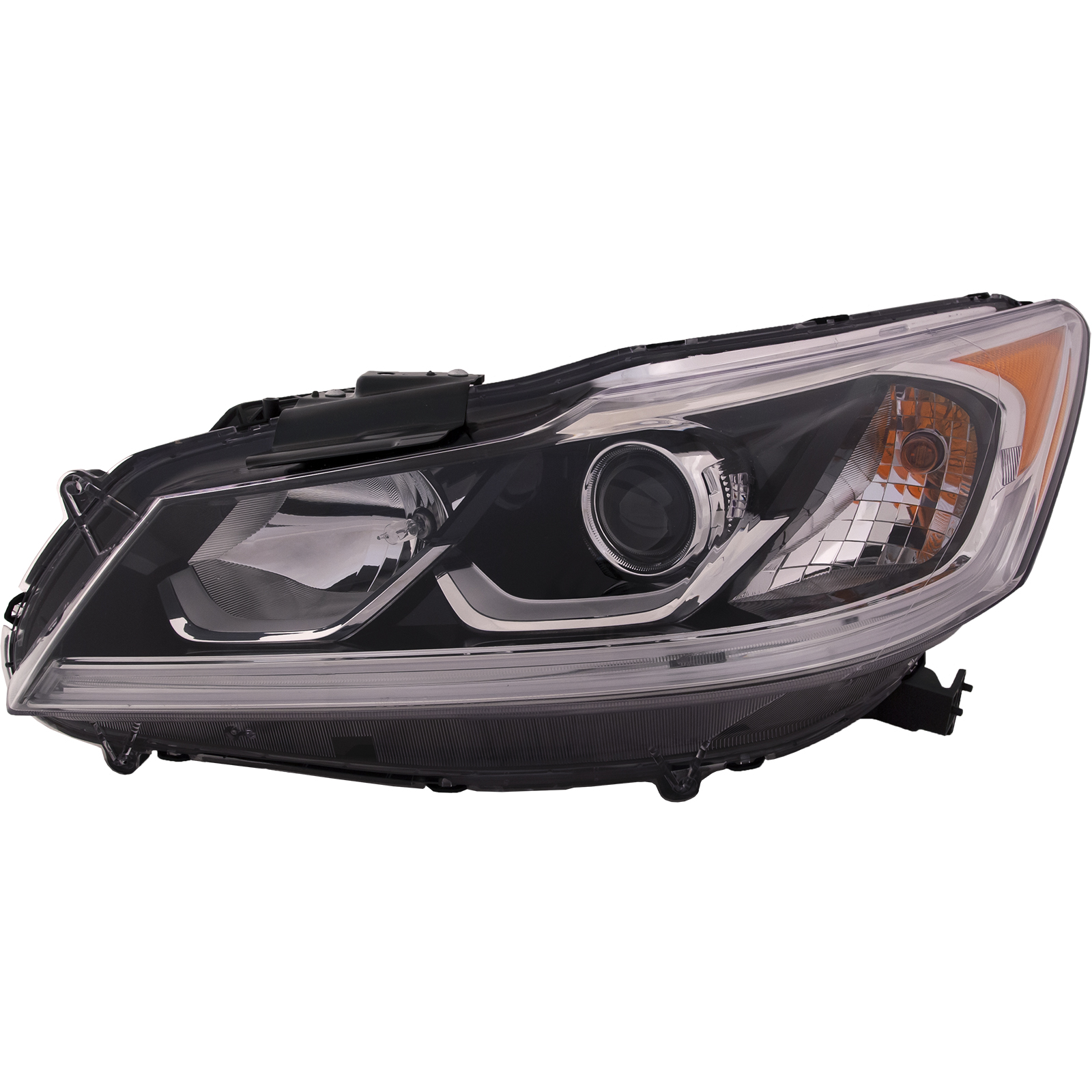 Left Driver Side Headlight For 16-17 Honda Accord; CAPA Certified
