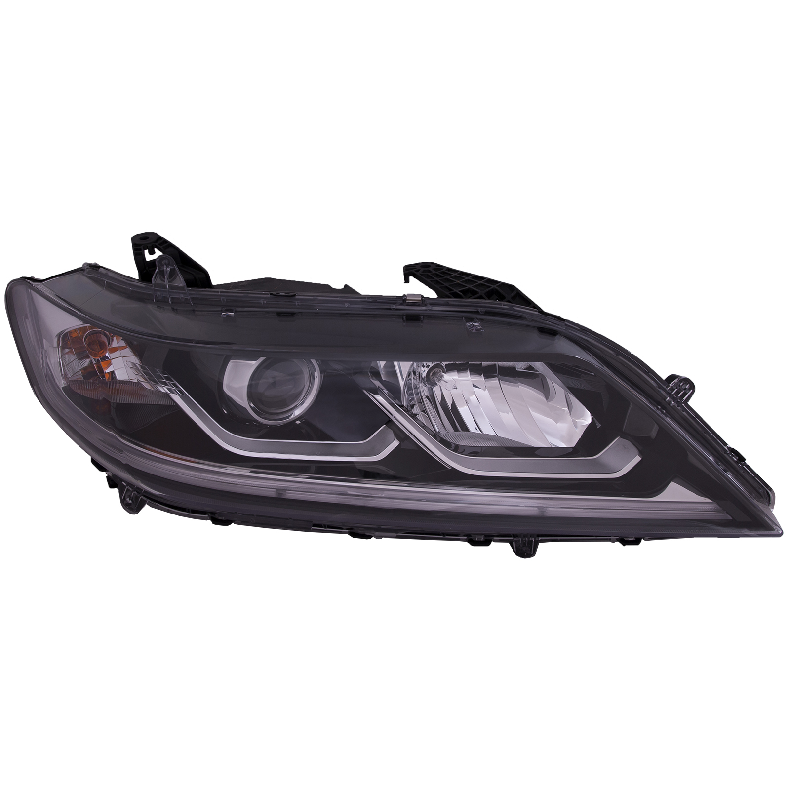 Right Passenger Side Headlight For 16-17 Honda Accord; CAPA Certified