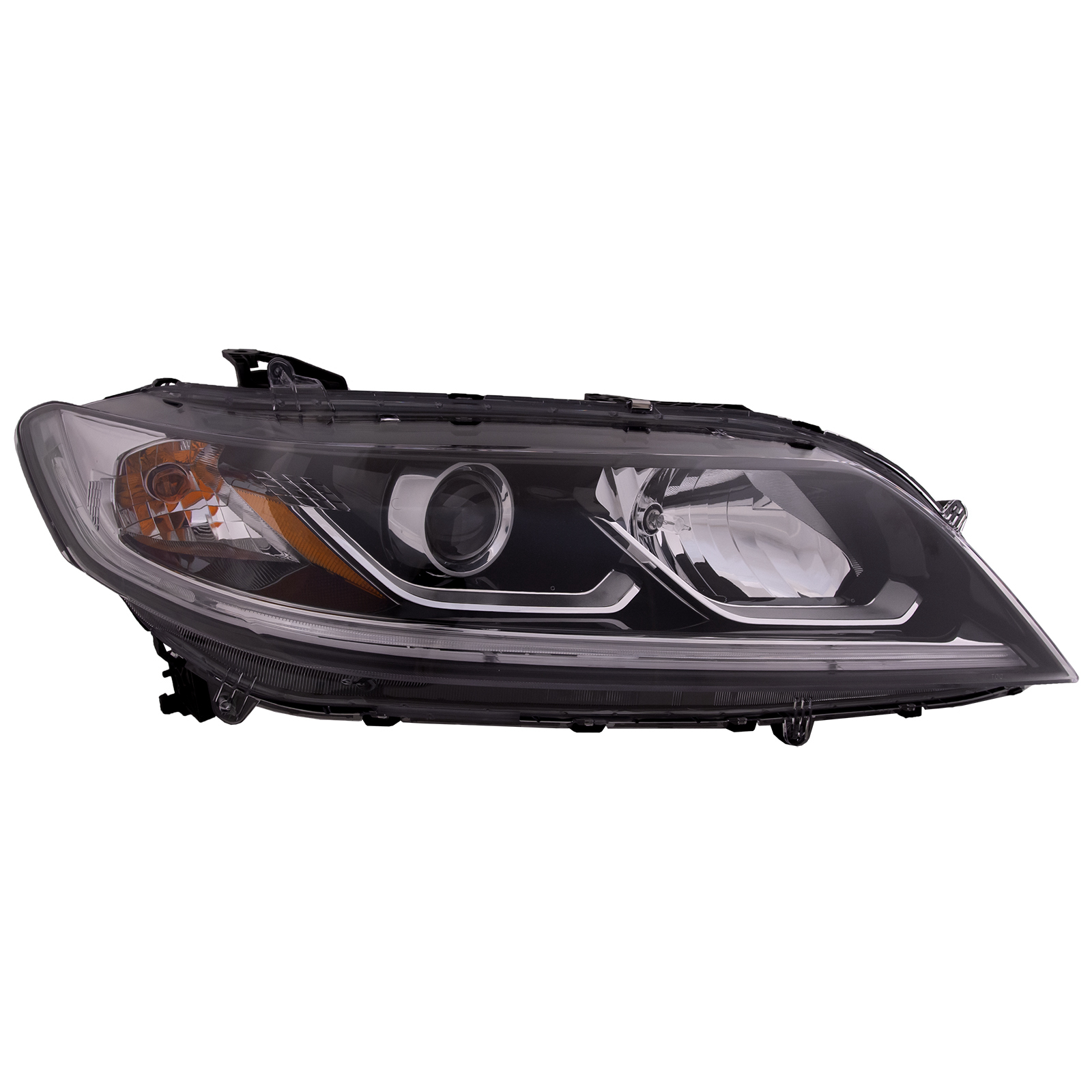 Right Passenger Side Headlight For 16-17 Honda Accord; CAPA Certified