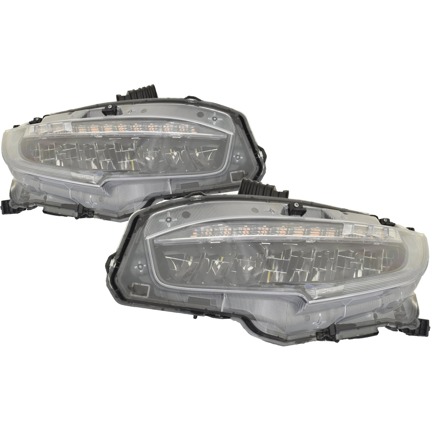 Headlight Set For 19 Honda Civic; CAPA Certified