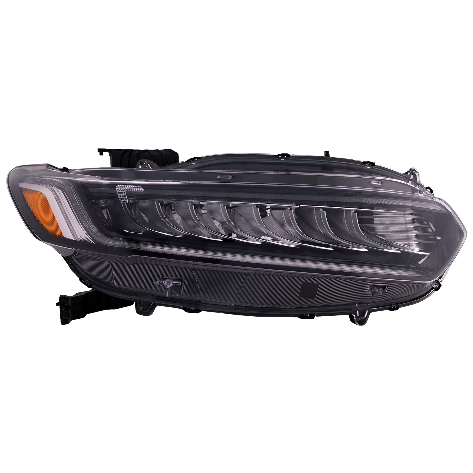 Right Passenger Side Headlight For 18-20 Honda Accord; CAPA Certified