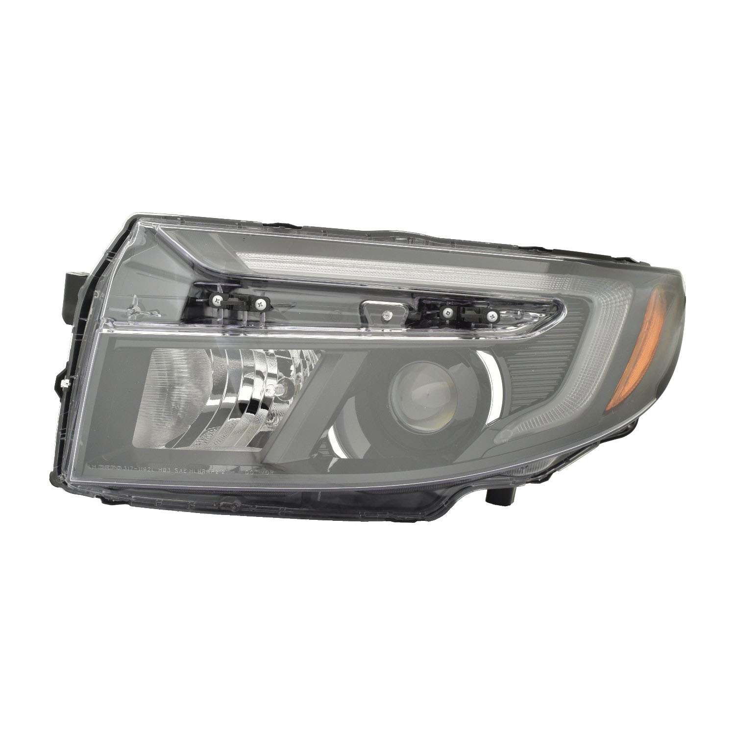 Left Driver Side Headlight For 21-25 Honda Ridgeline; CAPA Certified
