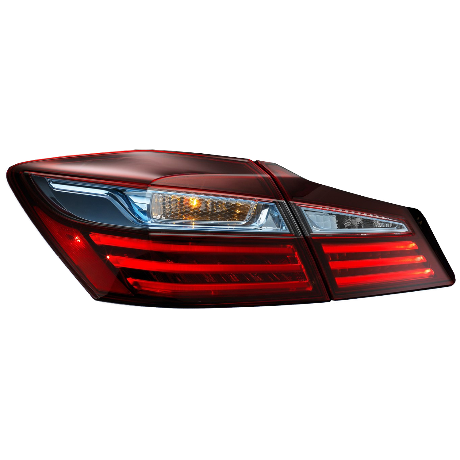 Left Driver Side Tail Light For 16-17 Honda Accord; CAPA Certified
