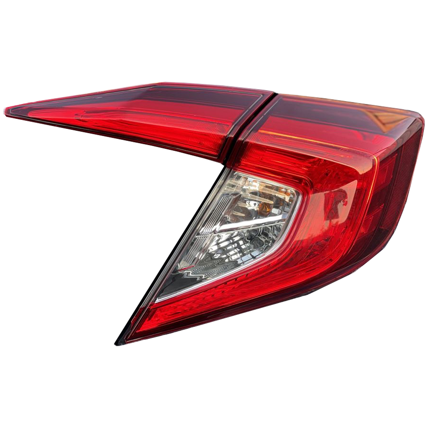 Right Passenger Side Tail Light For 16-21 Honda Civic; CAPA Certified