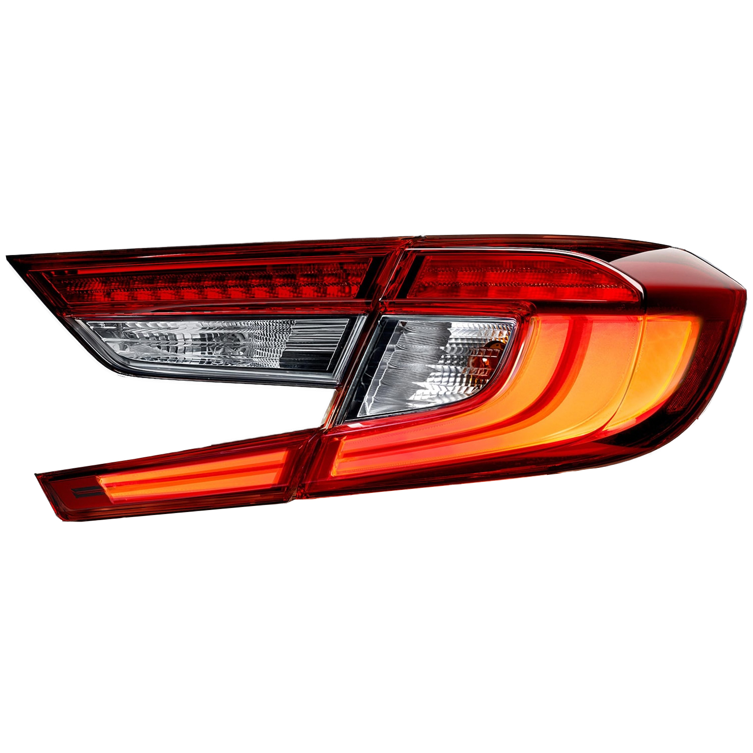 Right Passenger Side Tail Light For 18-22 Honda Accord; CAPA Certified