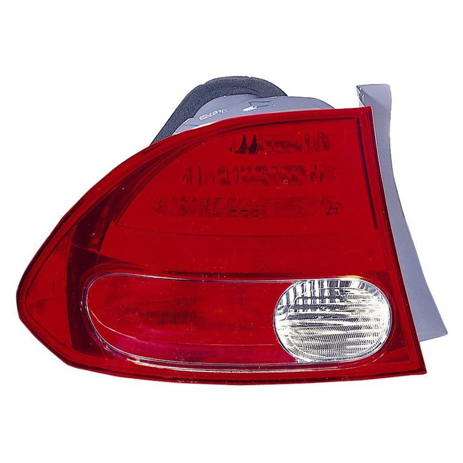Left Driver Side Tail Light For 06-08 Honda Civic; CAPA Certified