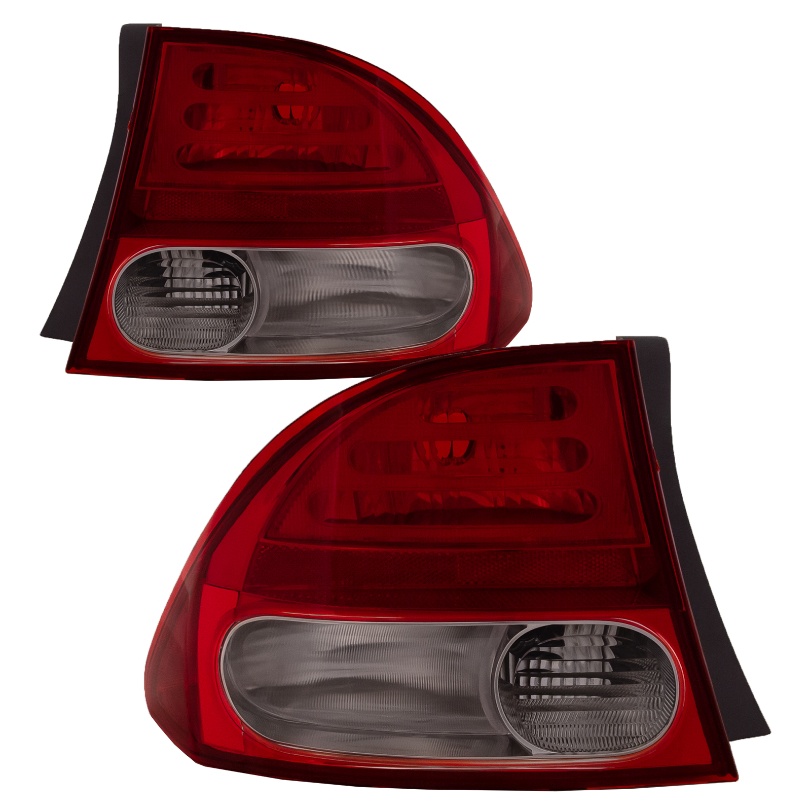 Tail Light Set For 09-11 Honda Civic; CAPA Certified