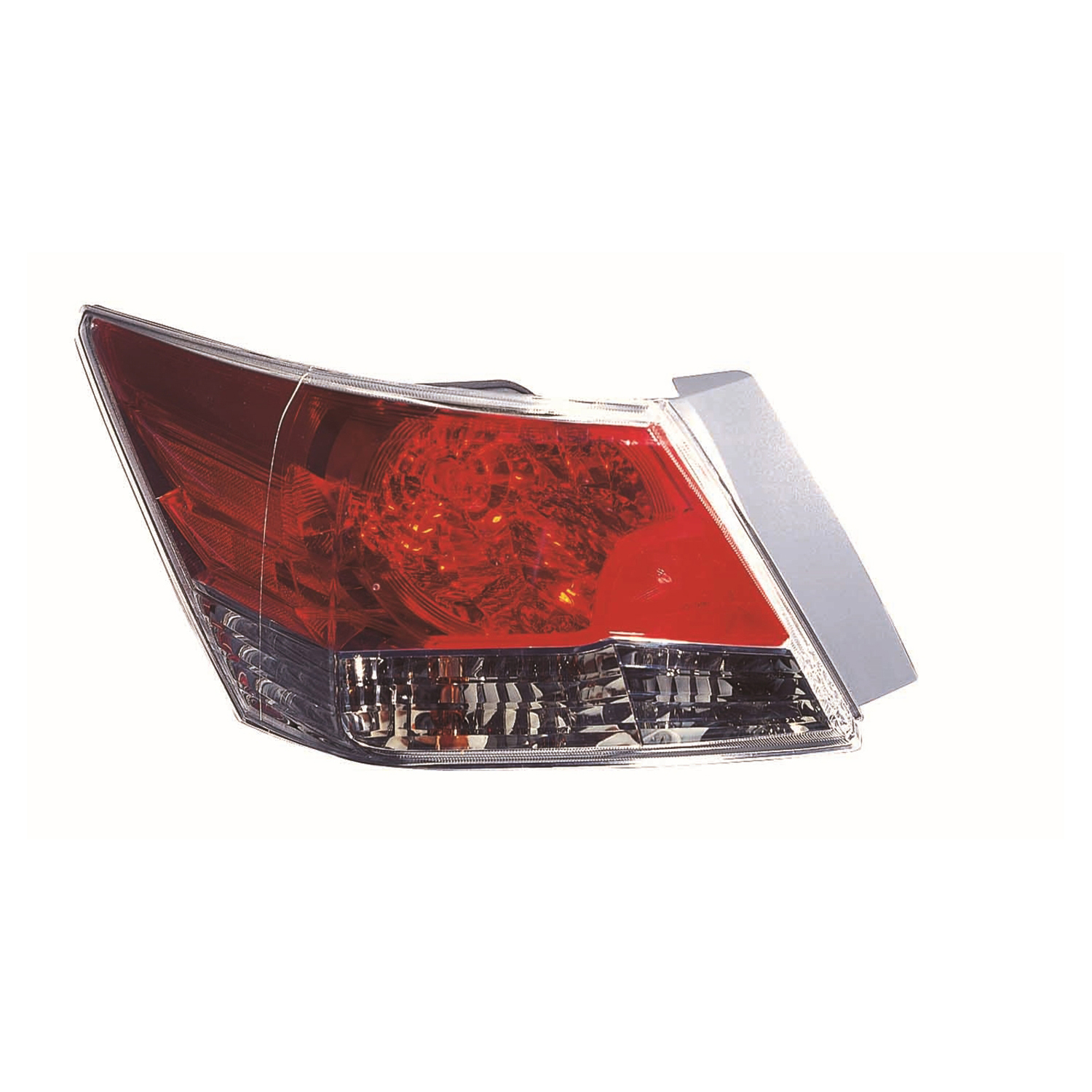 Left Driver Side Tail Light For 08-12 Honda Accord; CAPA Certified
