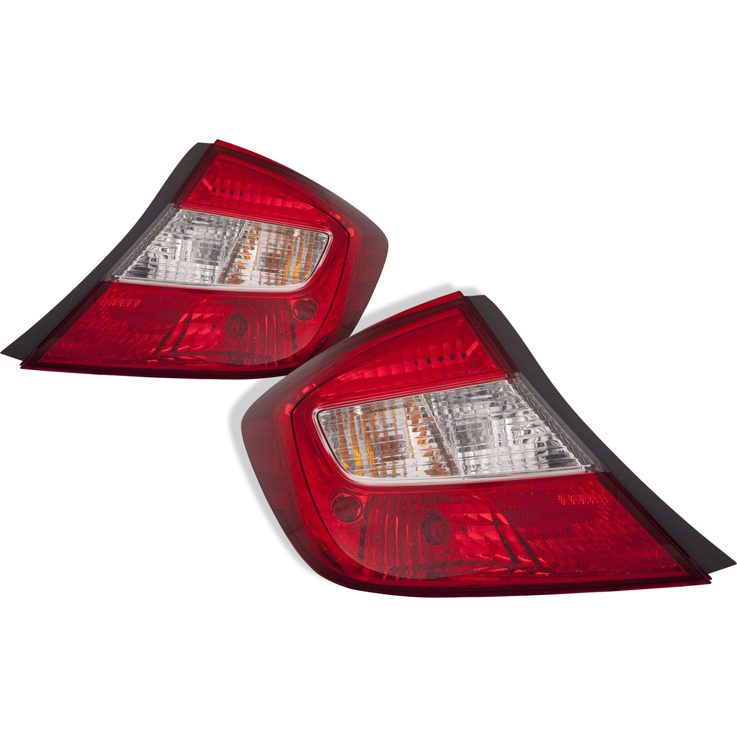Tail Light Set For 12 Honda Civic; CAPA Certified