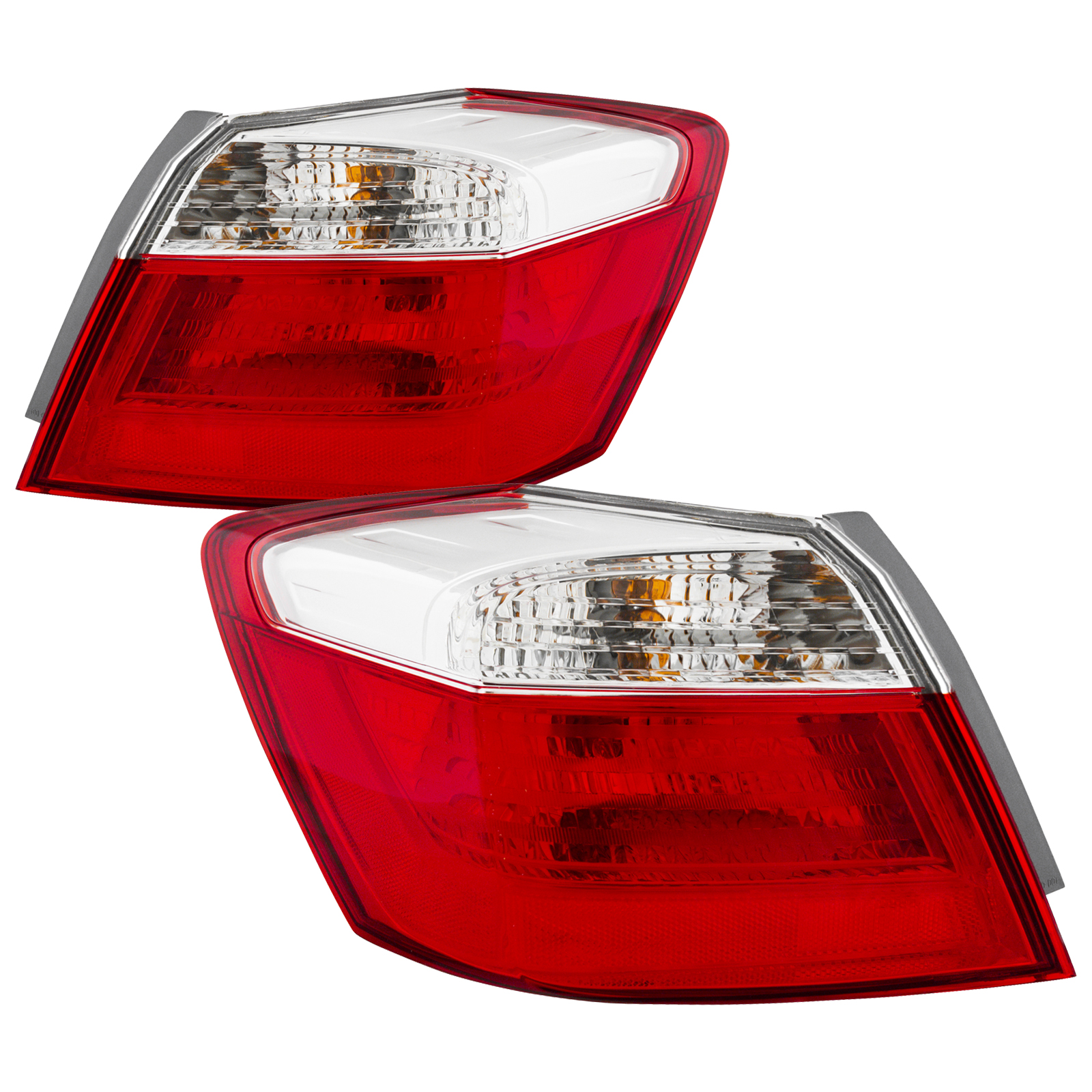 Tail Light Set For 13-15 Honda Accord; CAPA Certified