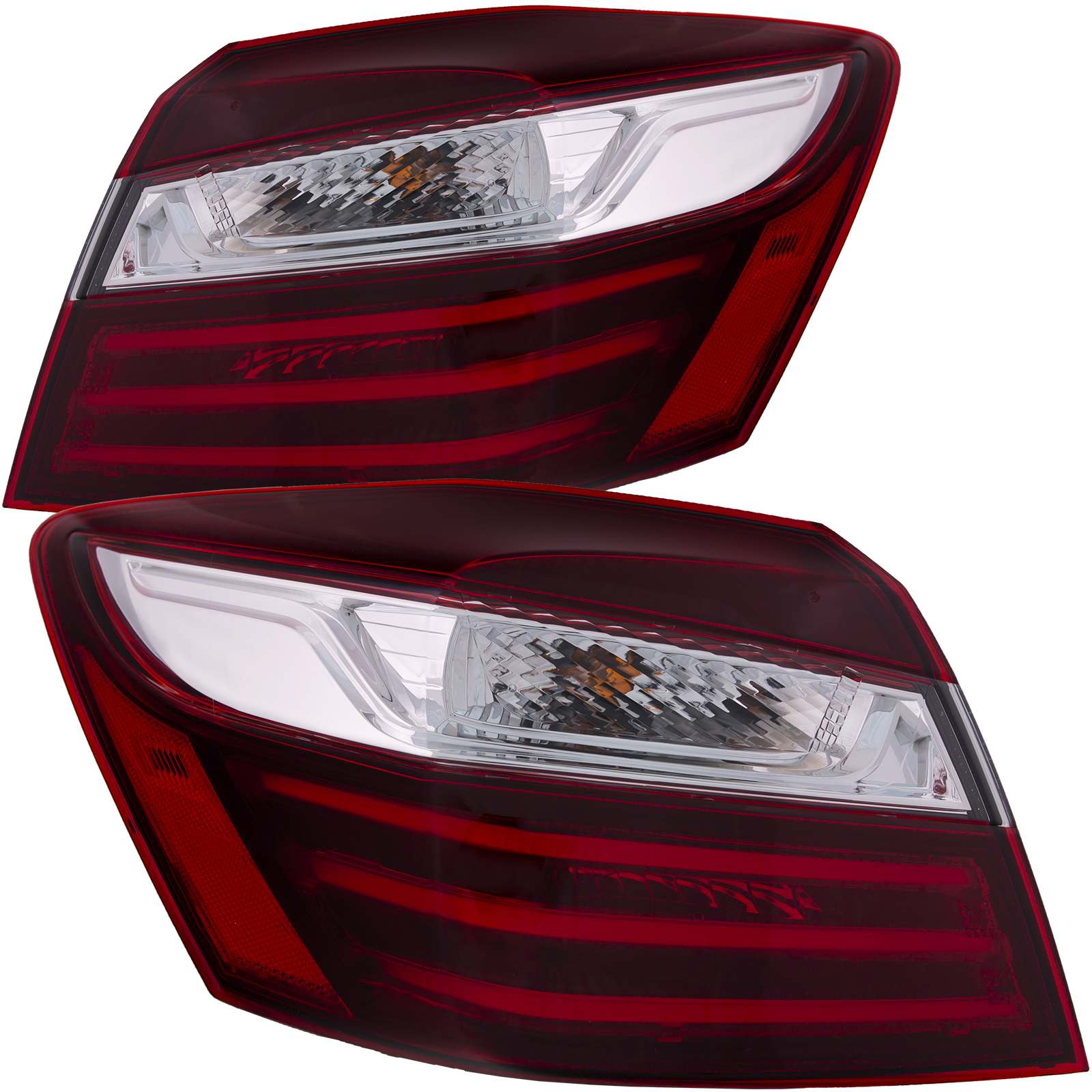 Tail Light Set For 16-17 Honda Accord; CAPA Certified