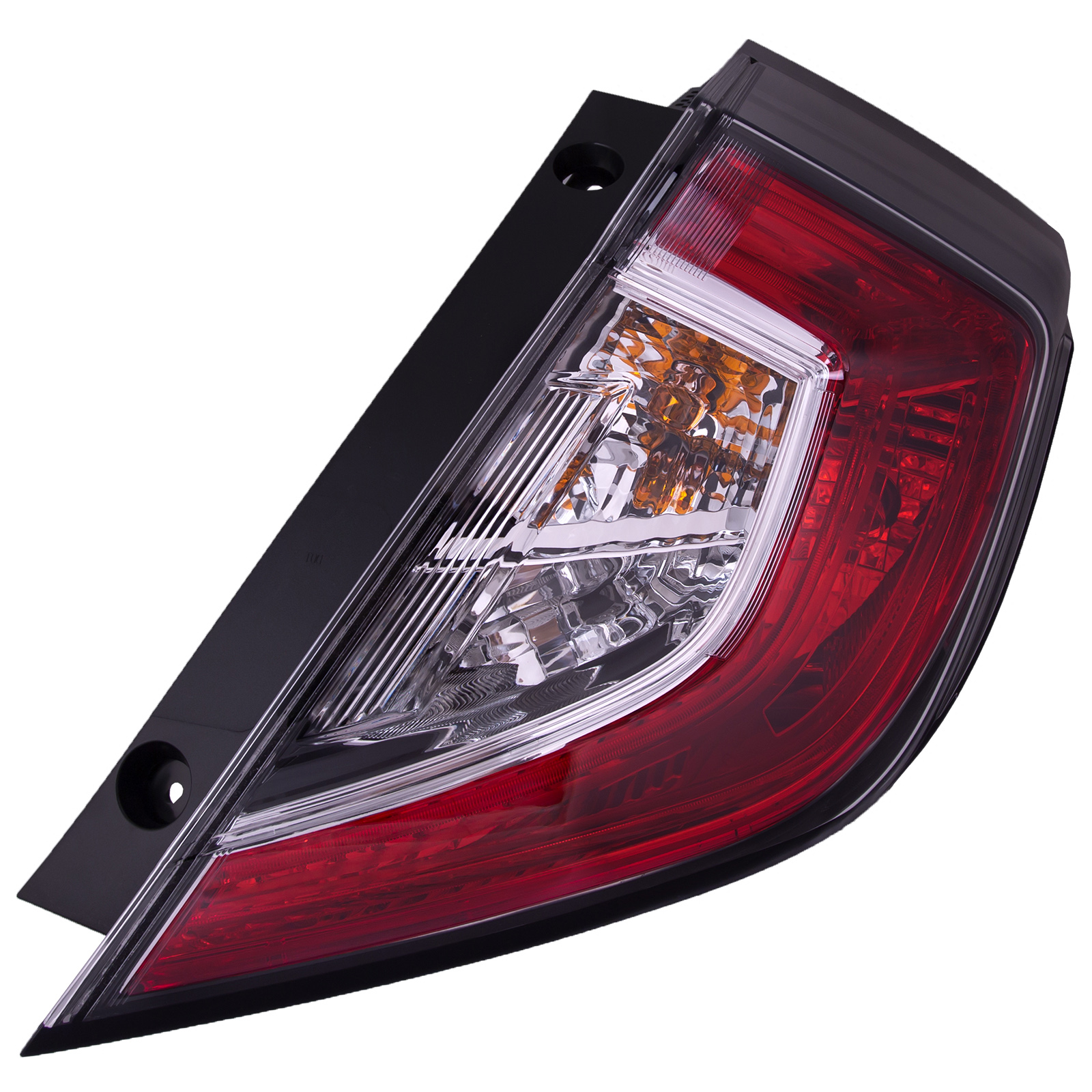 Right Passenger Side Tail Light For 17-21 Honda Civic; CAPA Certified