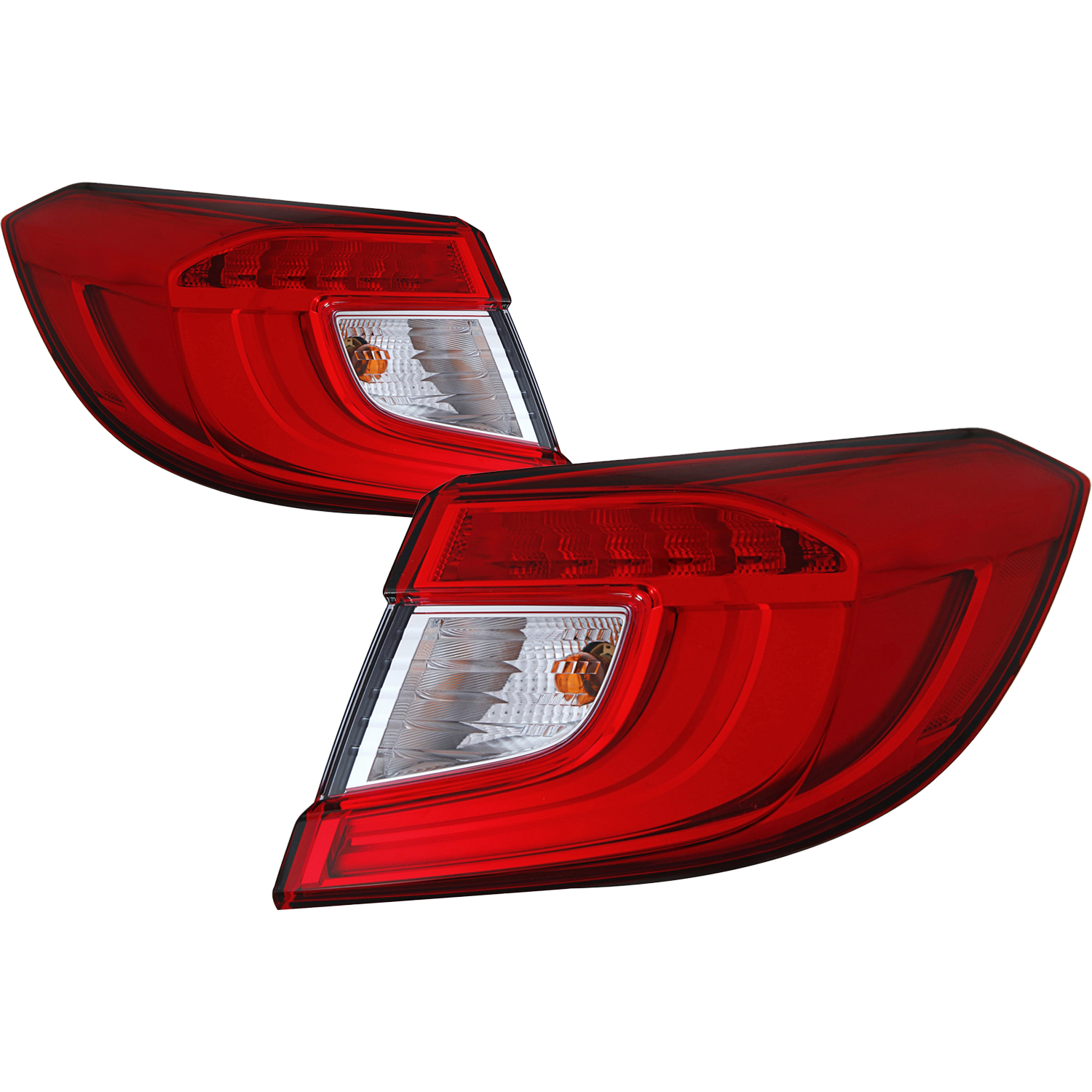 Tail Light Set For 18-20 Honda Accord; CAPA Certified