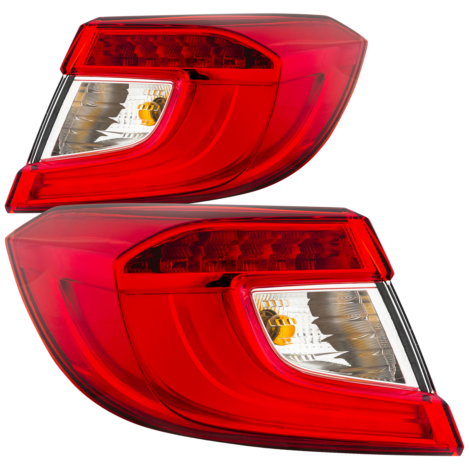 Tail Light Set For 18-22 Honda Accord; CAPA Certified