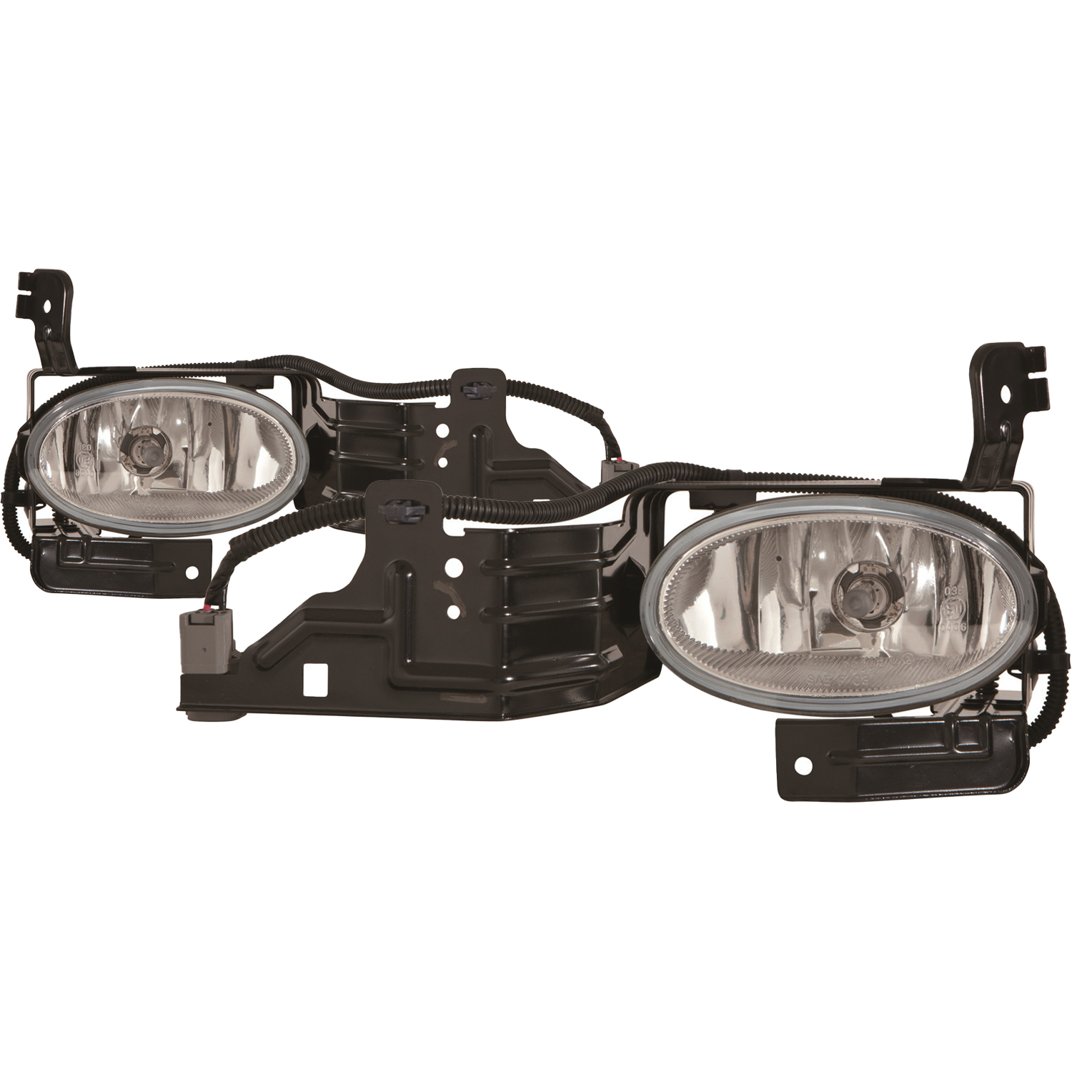 Fog Light Set For 11-12 Honda Accord; CAPA Certified
