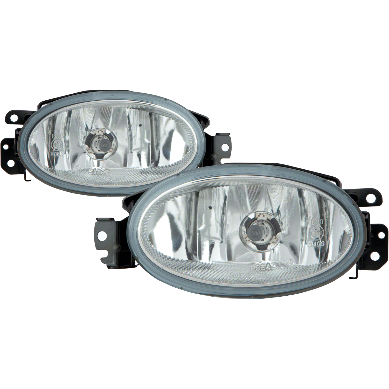 Fog Light Set For 13-15 Honda Civic; CAPA Certified