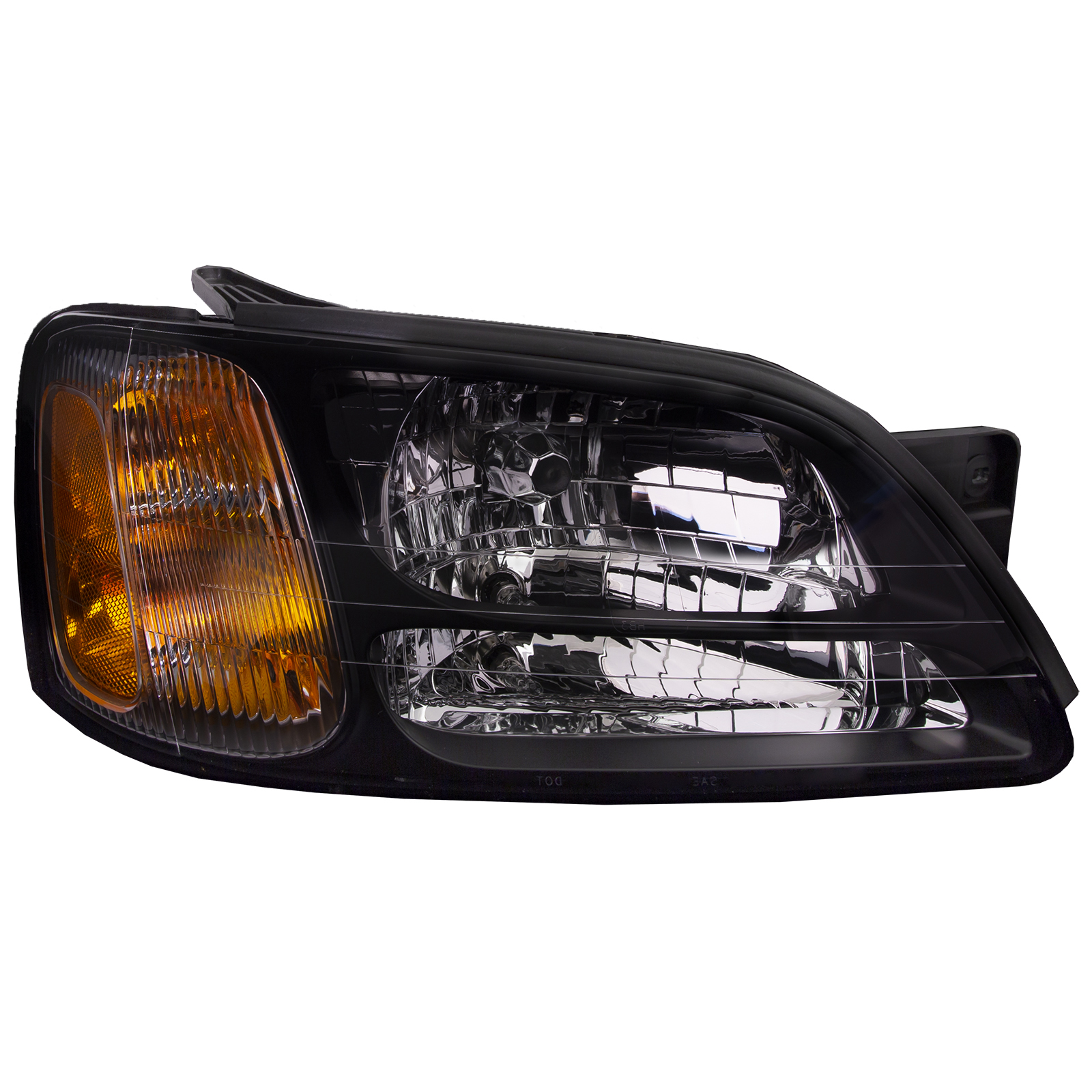 Right Passenger Side Headlight For 03-06 Subaru Baja, 00-04 Subaru Legacy, 00-04 Subaru Outback; CAPA Certified