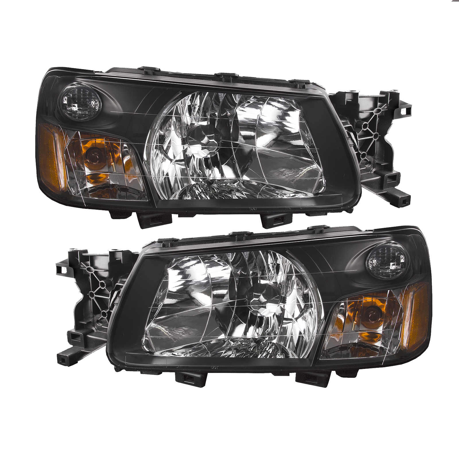 Headlight Set For 03-04 Subaru Forester; CAPA Certified