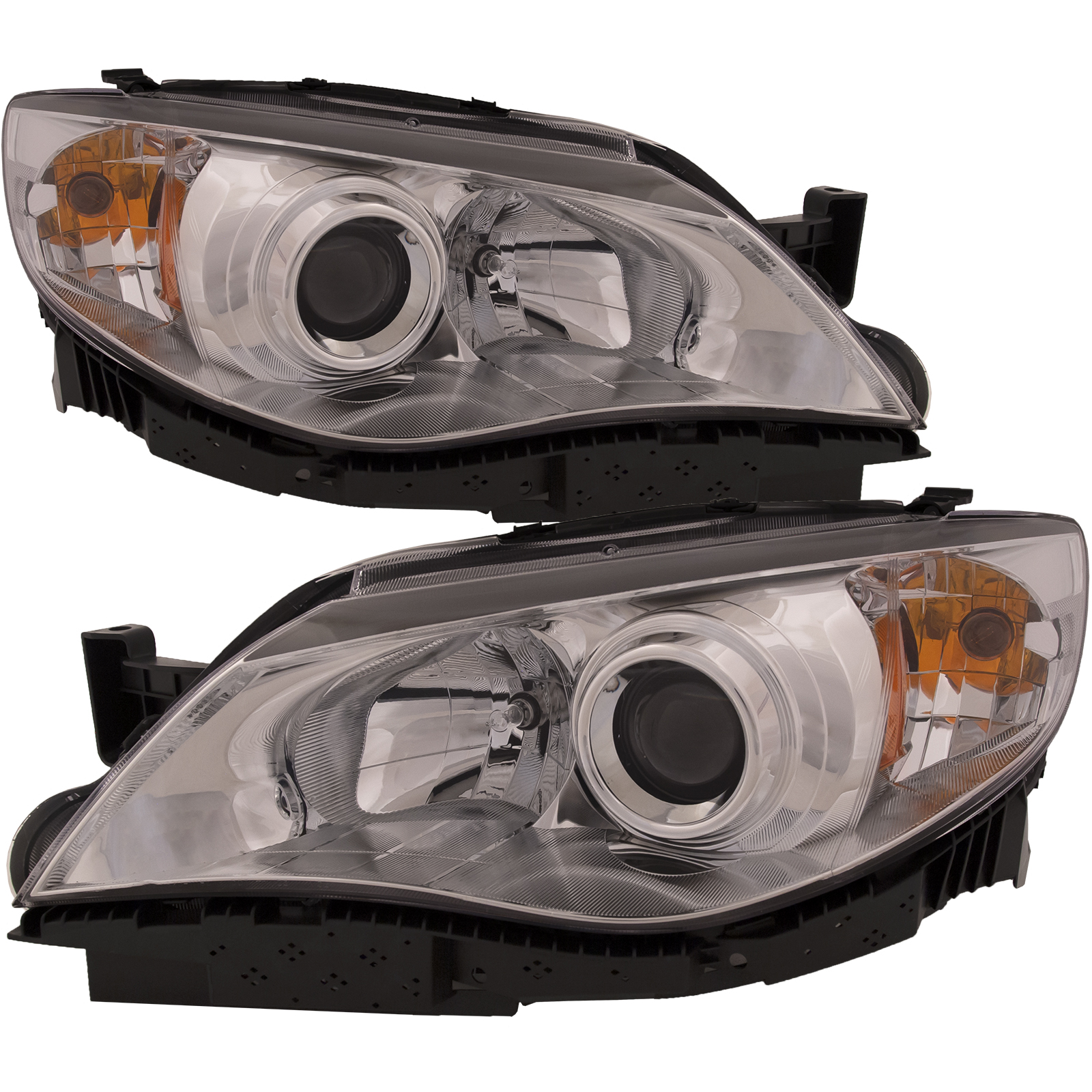 Headlight Set For 12-14 Subaru Impreza; CAPA Certified