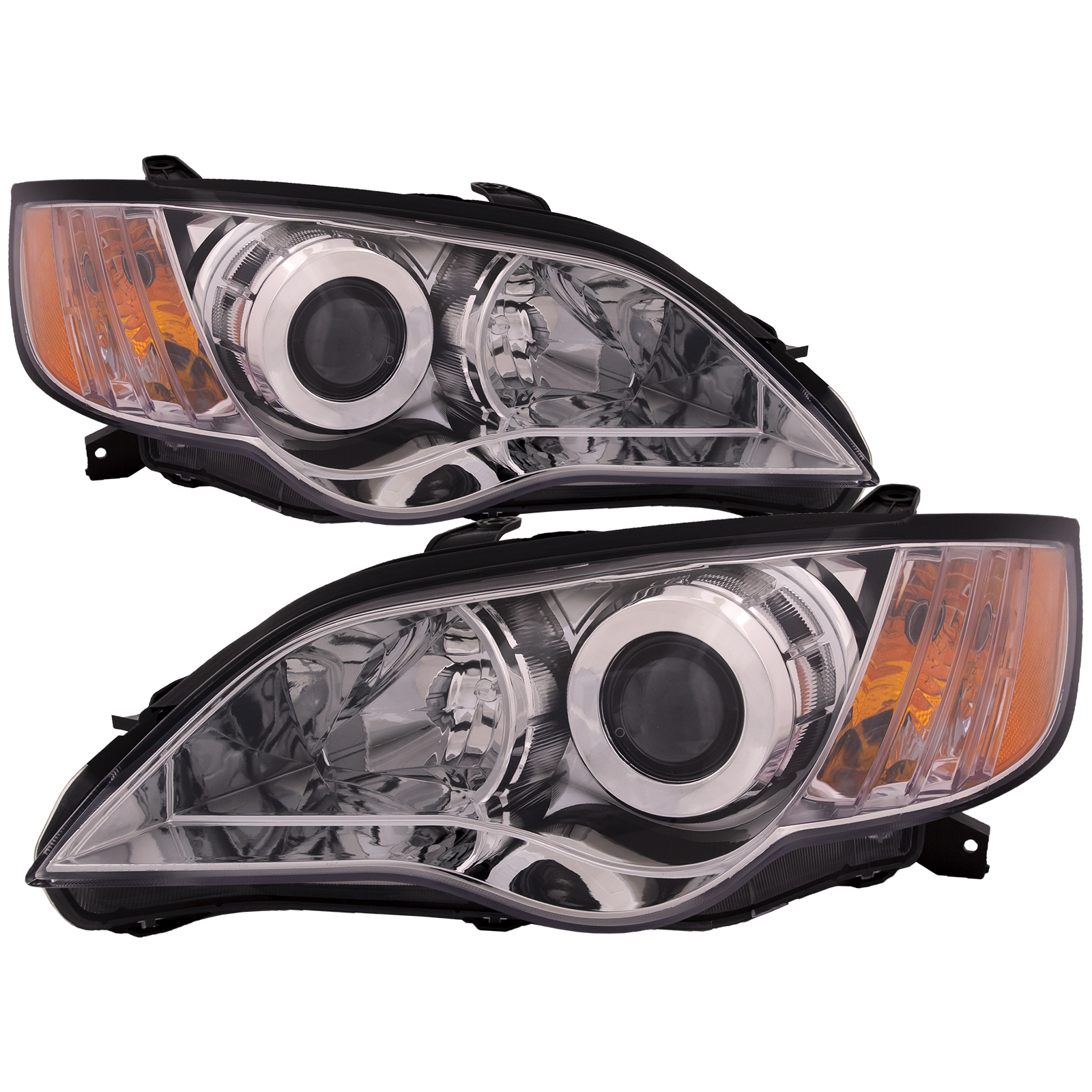 Headlight Set For 08-09 Subaru Legacy; CAPA Certified