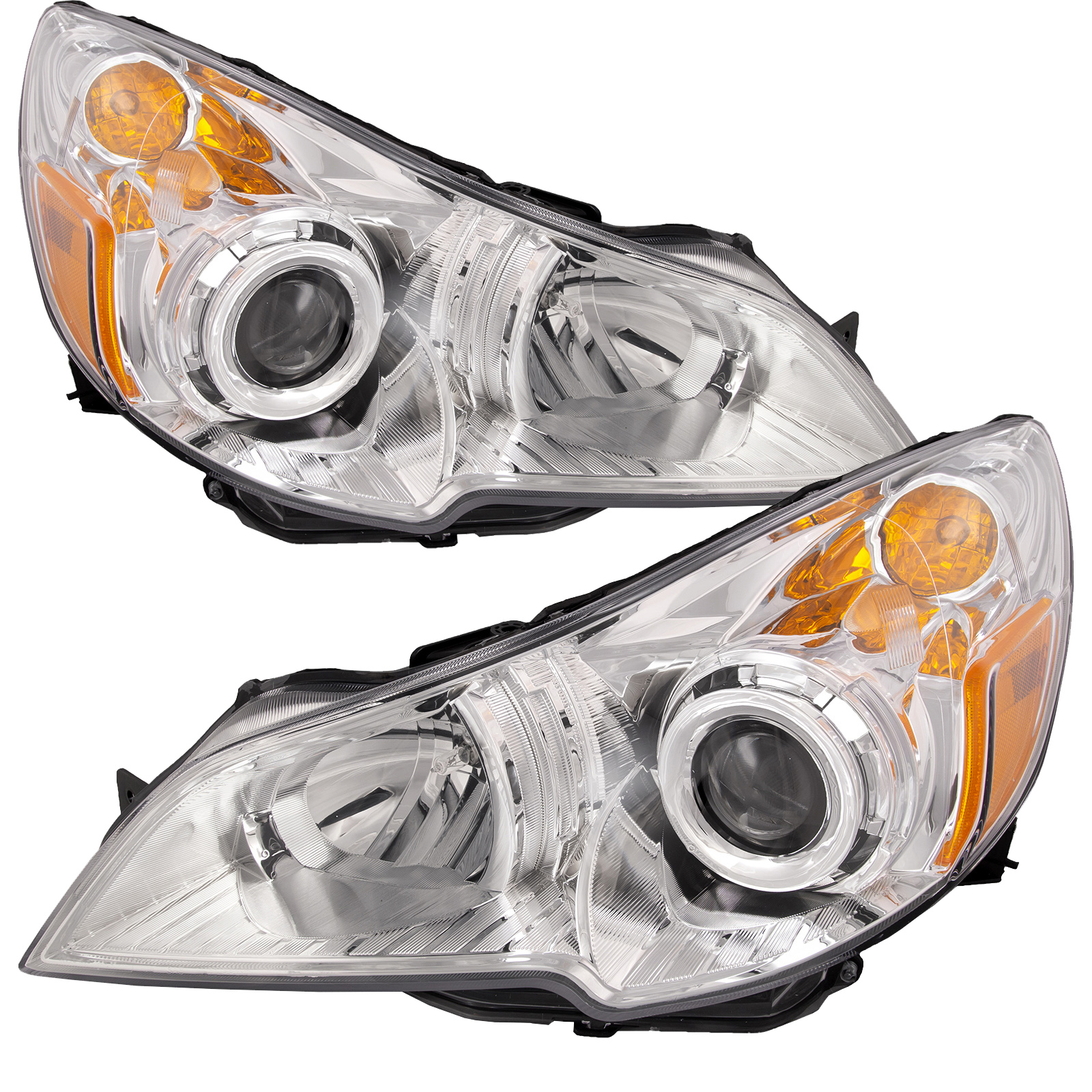 Headlight Set For 10-12 Subaru Legacy, 10-12 Subaru Outback; CAPA Certified