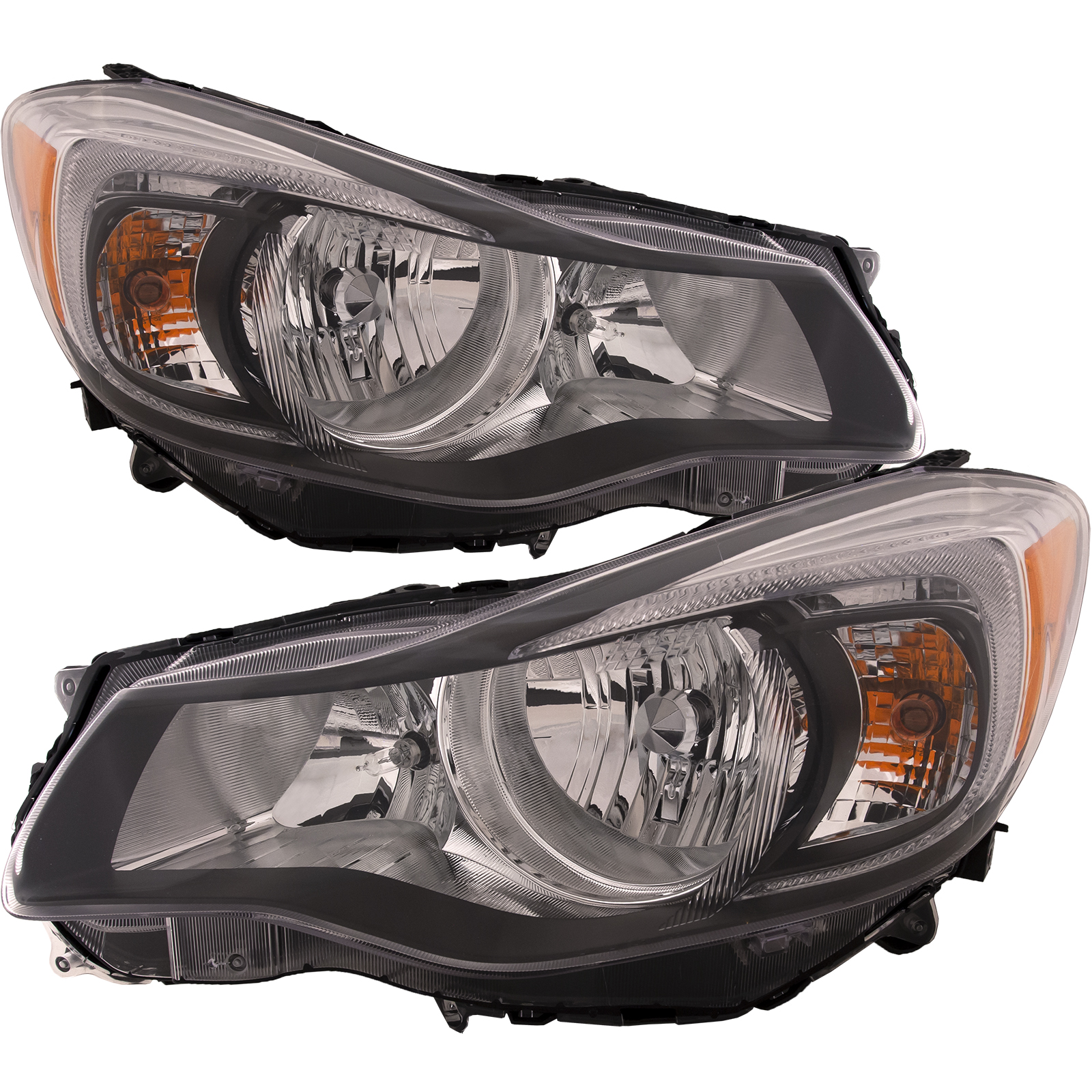 Headlight Set For 12-13 Subaru Impreza, 13-14 Subaru XV Crosstrek; CAPA Certified