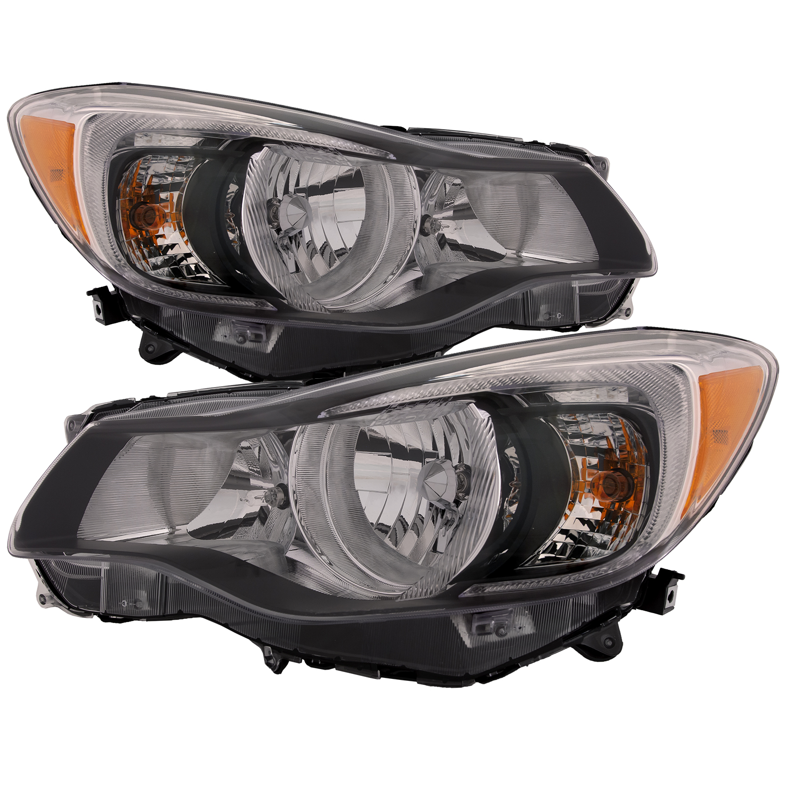 Headlight Set For 12-13 Subaru Impreza, 13-14 Subaru XV Crosstrek