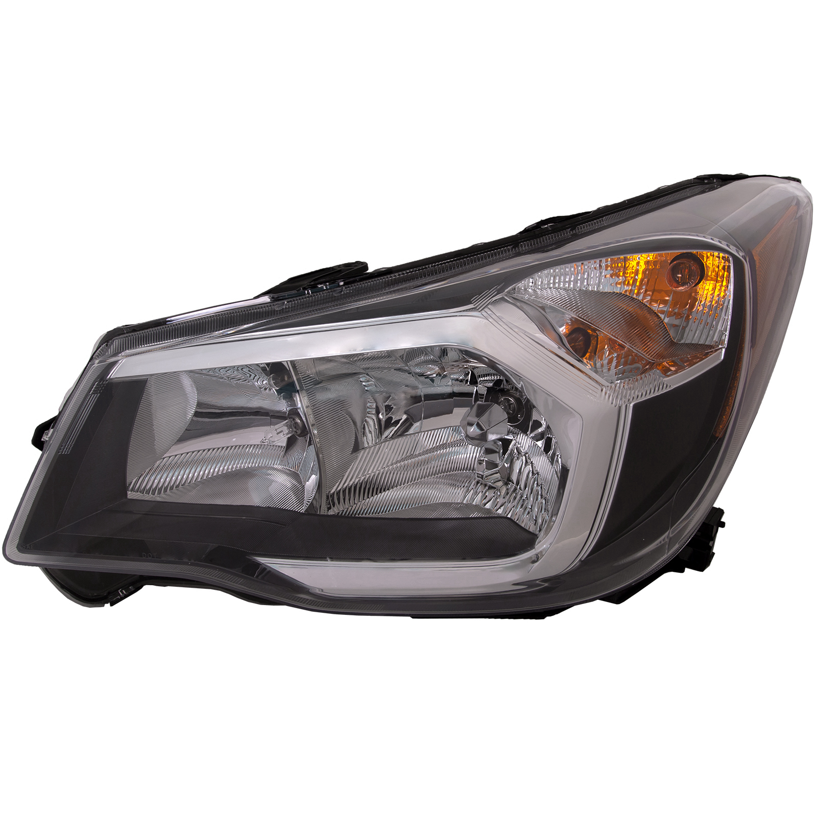 Left Driver Side Headlight For 14-16 Subaru Forester; CAPA Certified
