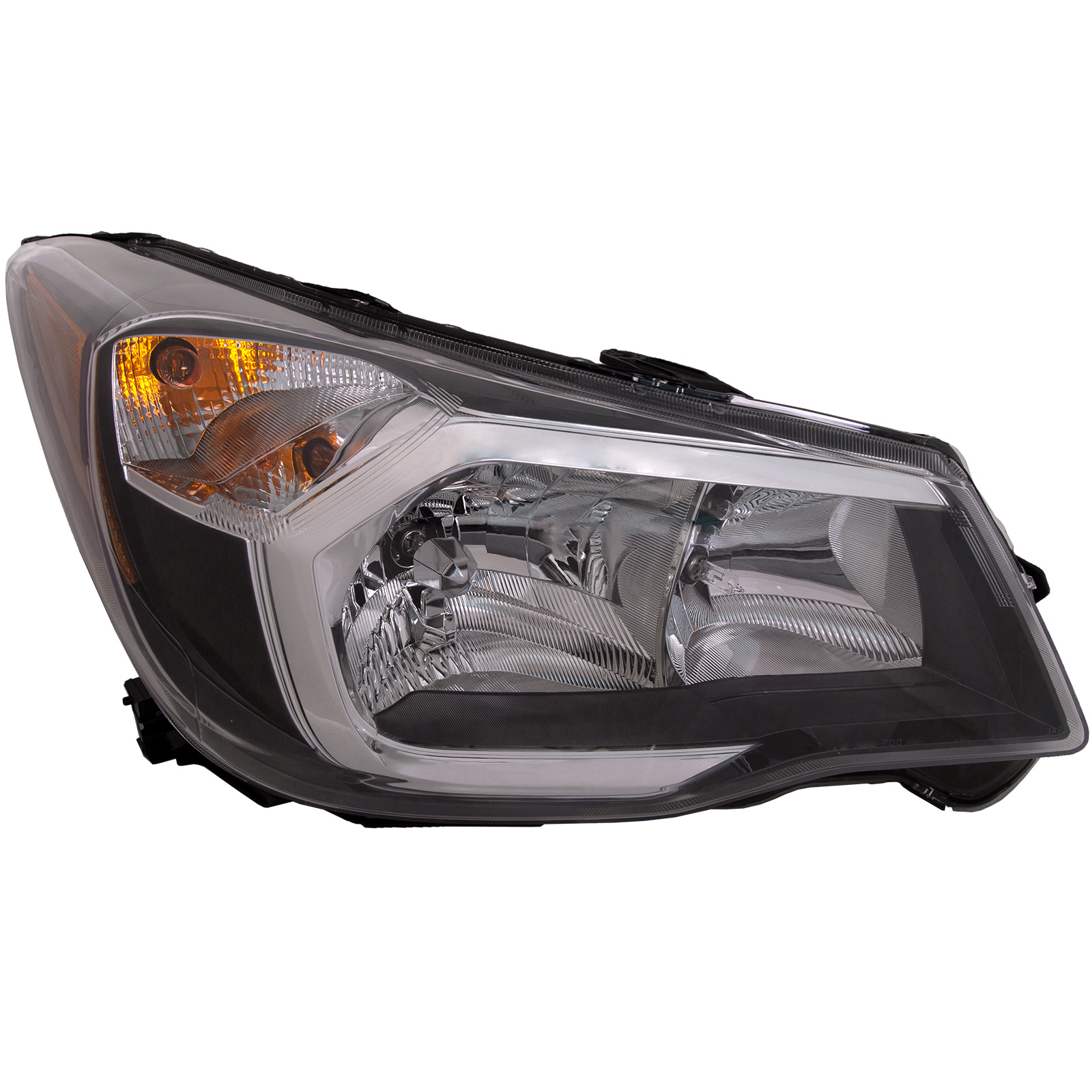 Right Passenger Side Headlight For 14-16 Subaru Forester; CAPA Certified