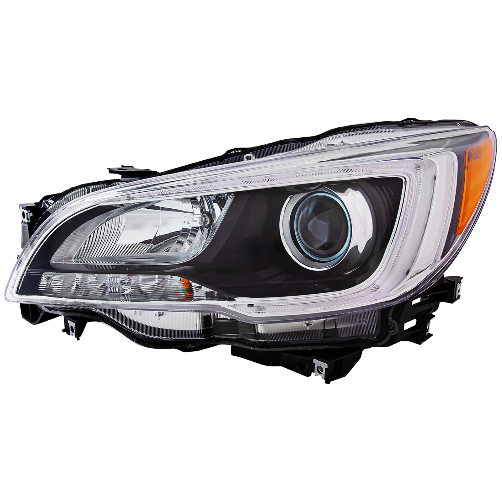 Left Driver Side Headlight For 15-17 Subaru Legacy, 15-17 Subaru Outback; CAPA Certified