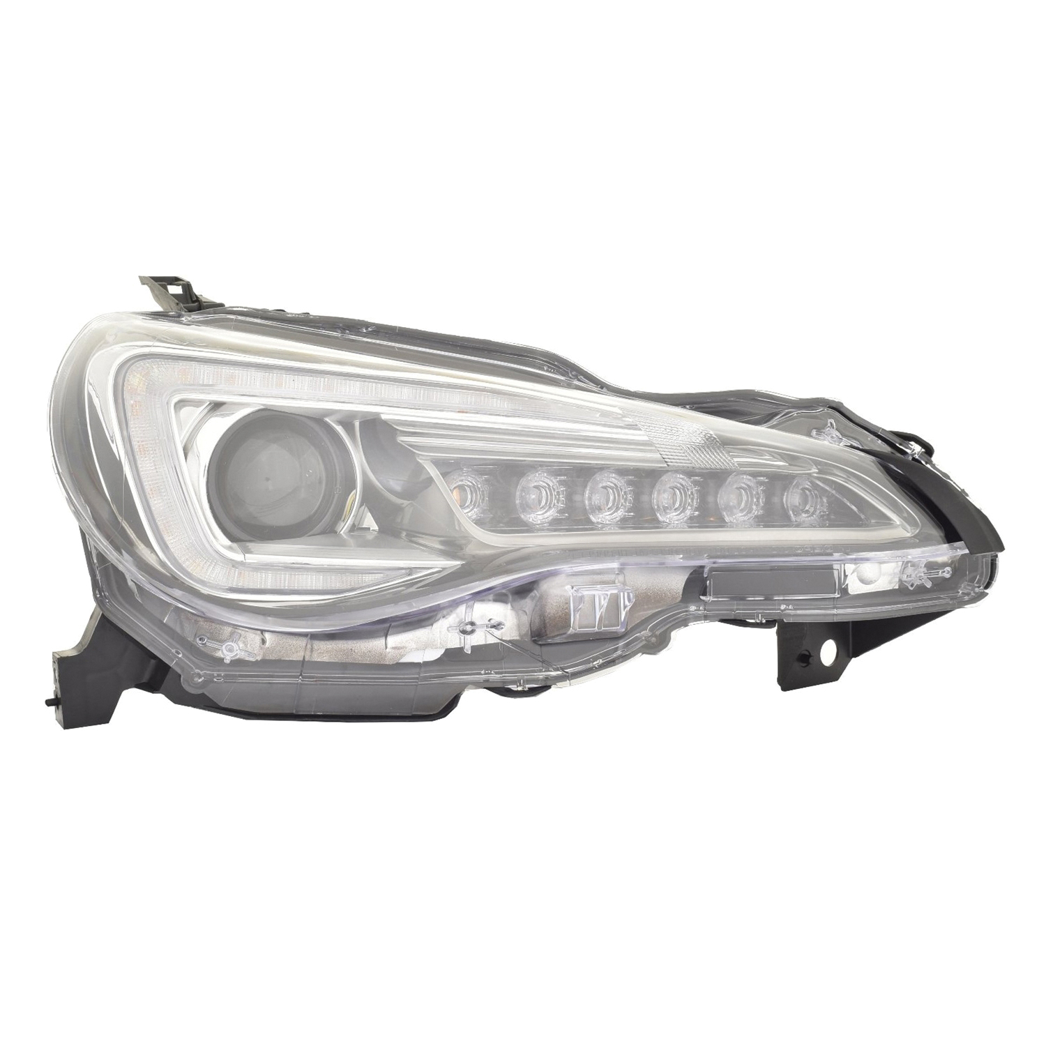 Left Driver Side Headlight For 17-20 Subaru BRZ; CAPA Certified