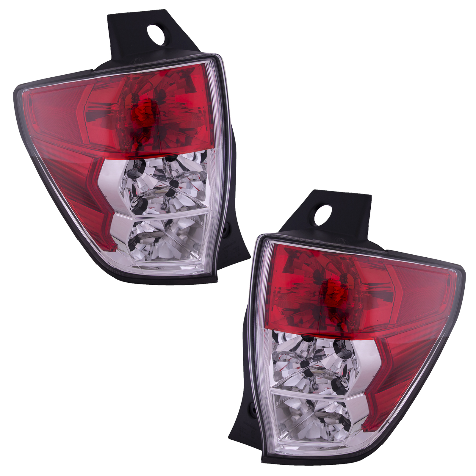 Tail Light Set For 09-13 Subaru Forester; CAPA Certified