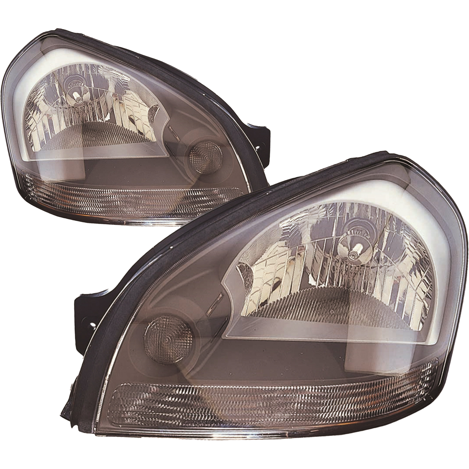 Headlight Set For 05-09 Hyundai Tucson; CAPA Certified