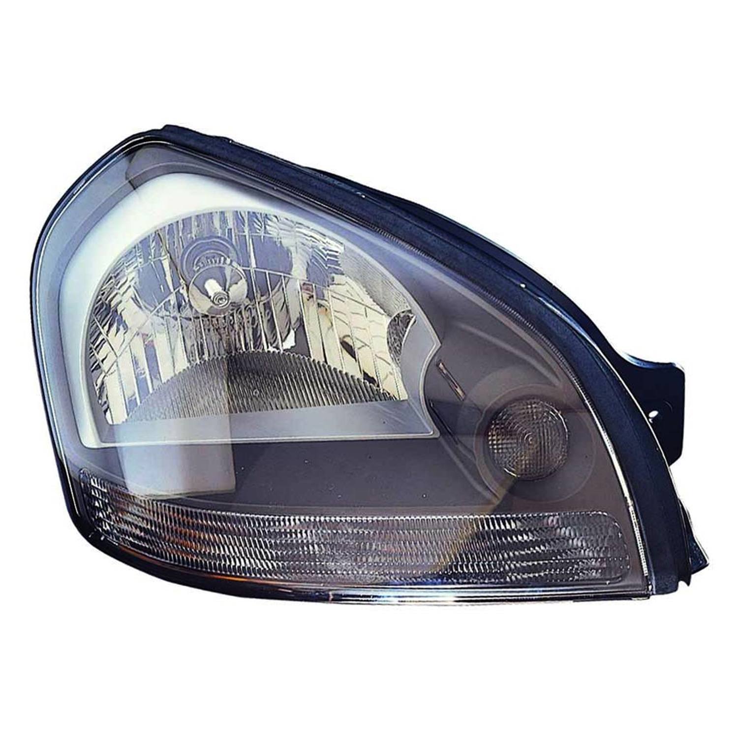 Right Passenger Side Headlight For 05-09 Hyundai Tucson; CAPA Certified
