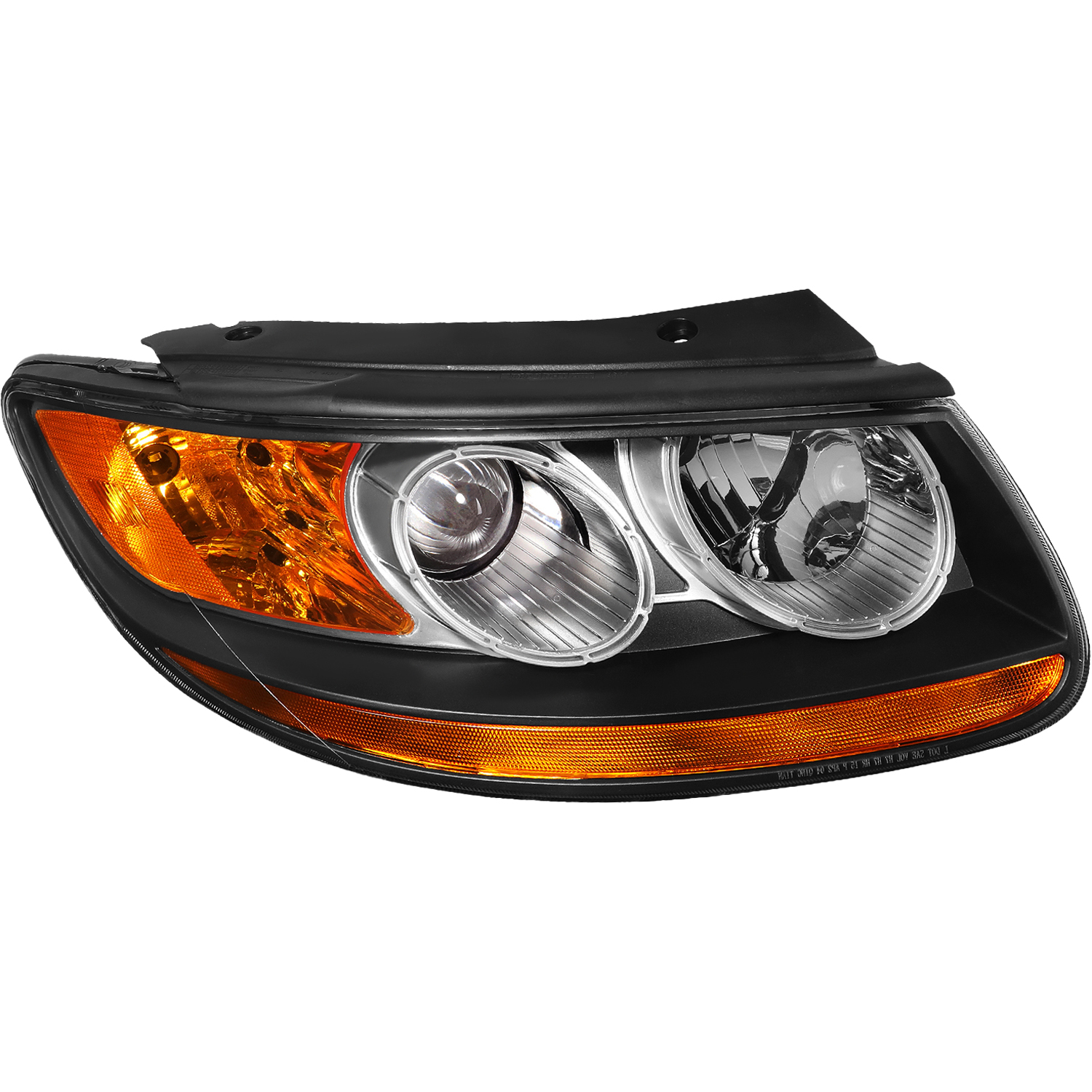 Right Passenger Side Headlight For 10-12 Hyundai Santa Fe; CAPA Certified