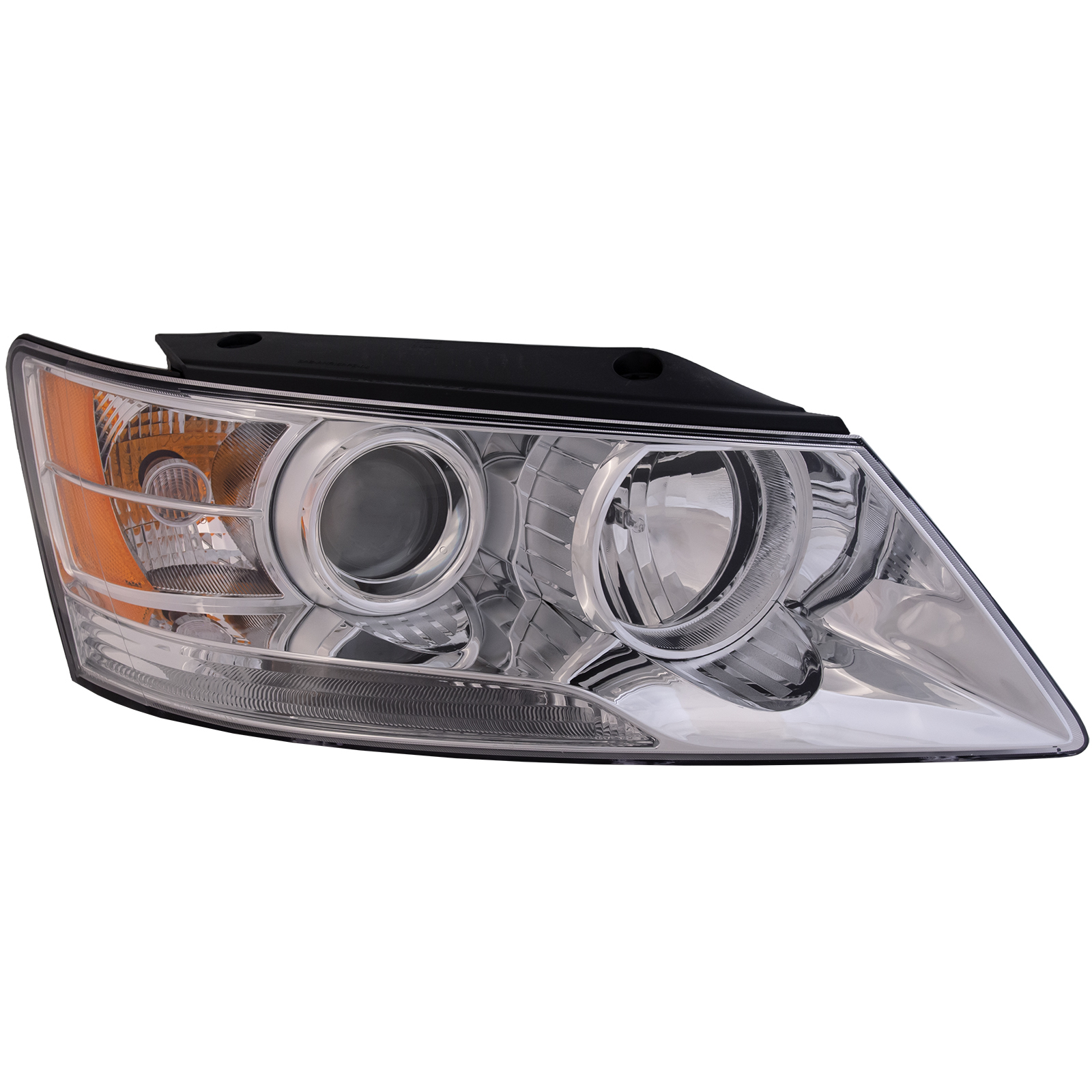 Right Passenger Side Headlight For 09-10 Hyundai Sonata; CAPA Certified