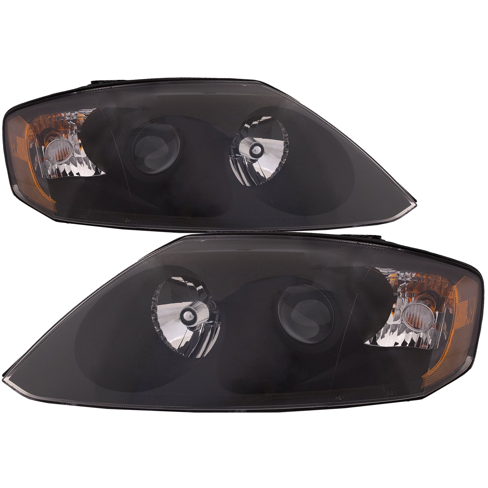 Headlight Set For 06 Hyundai Tiburon; CAPA Certified