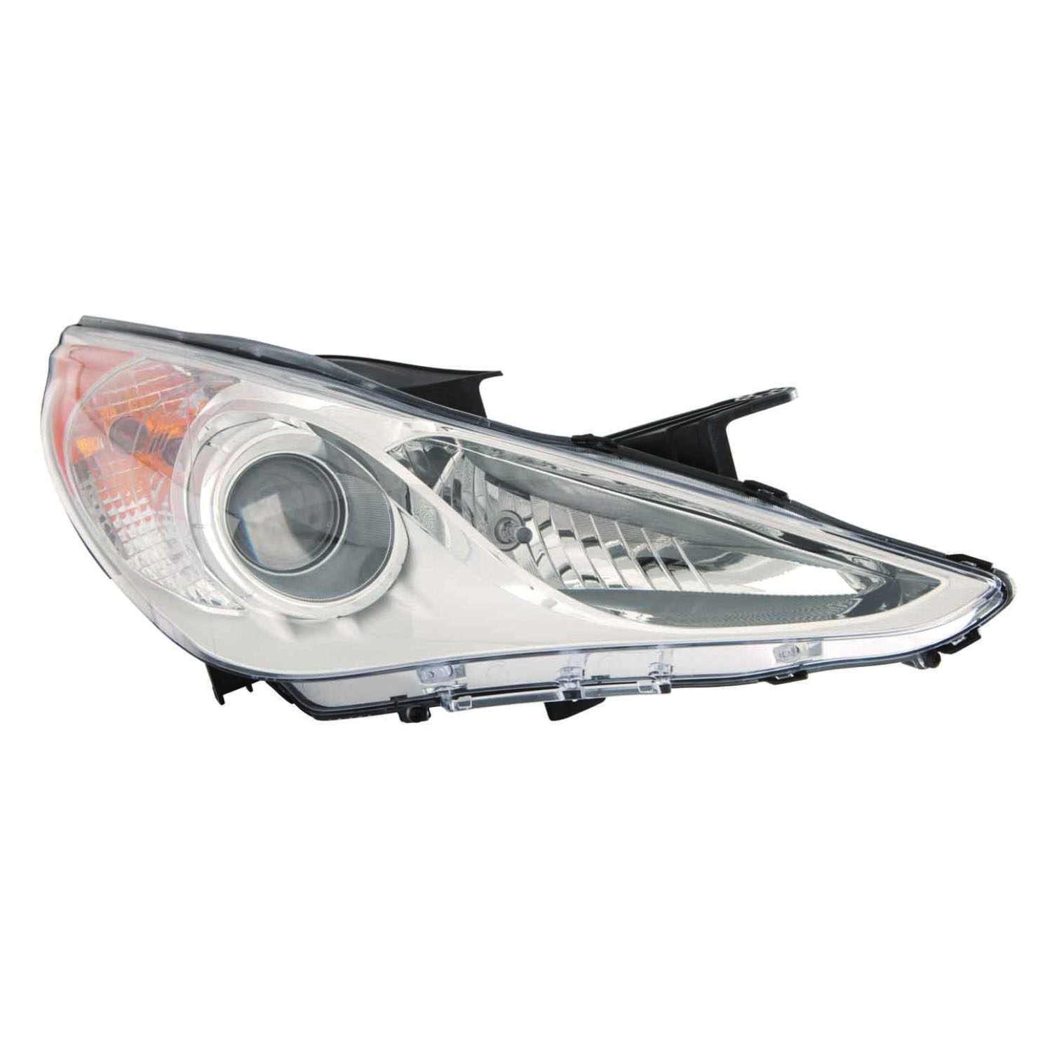 Right Passenger Side Headlight For 11-14 Hyundai Sonata; CAPA Certified