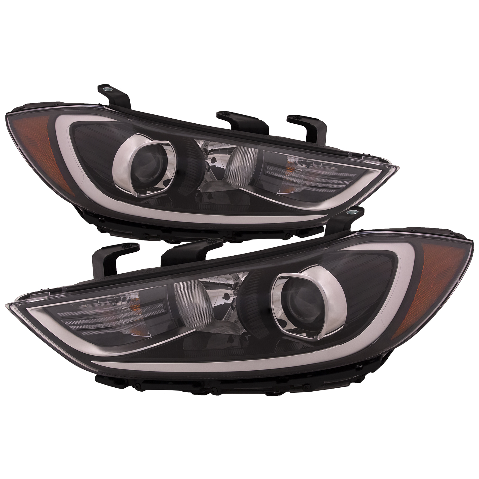 Headlight Set For 17-18 Hyundai Elantra