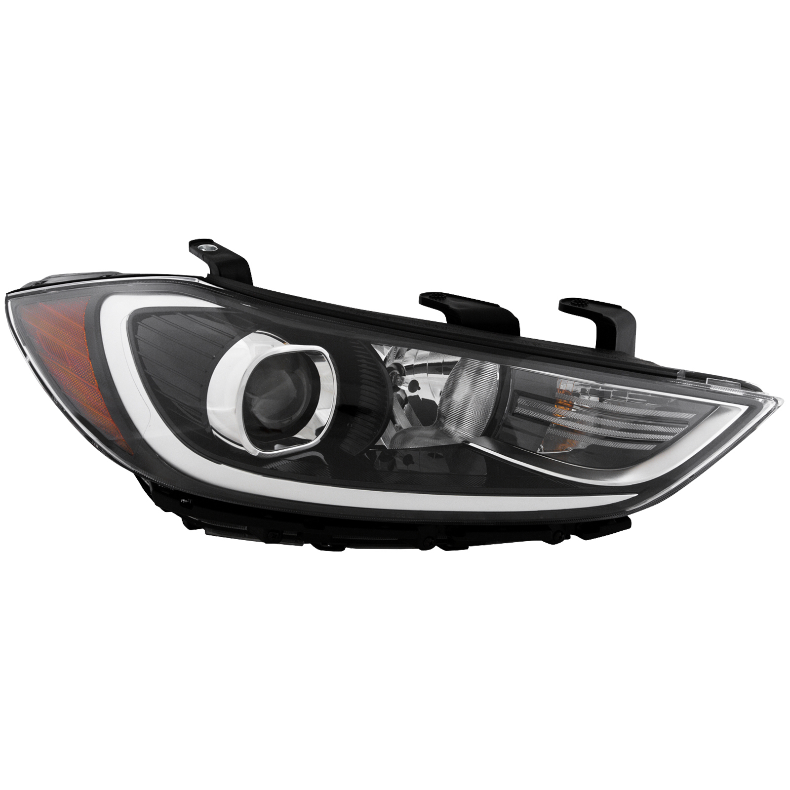 Right Passenger Side Headlight For 17-18 Hyundai Elantra