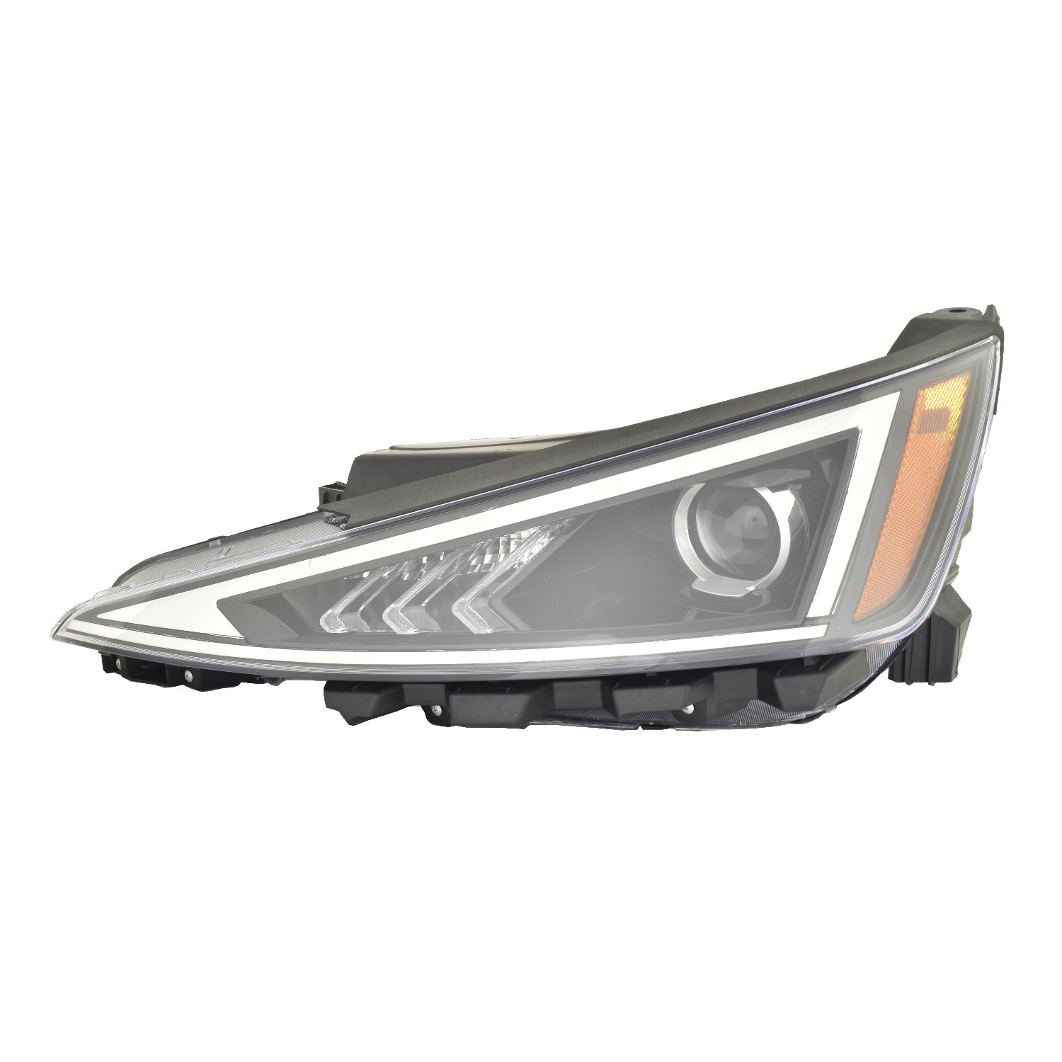 Left Driver Side Headlight For 19-20 Hyundai Elantra; CAPA Certified