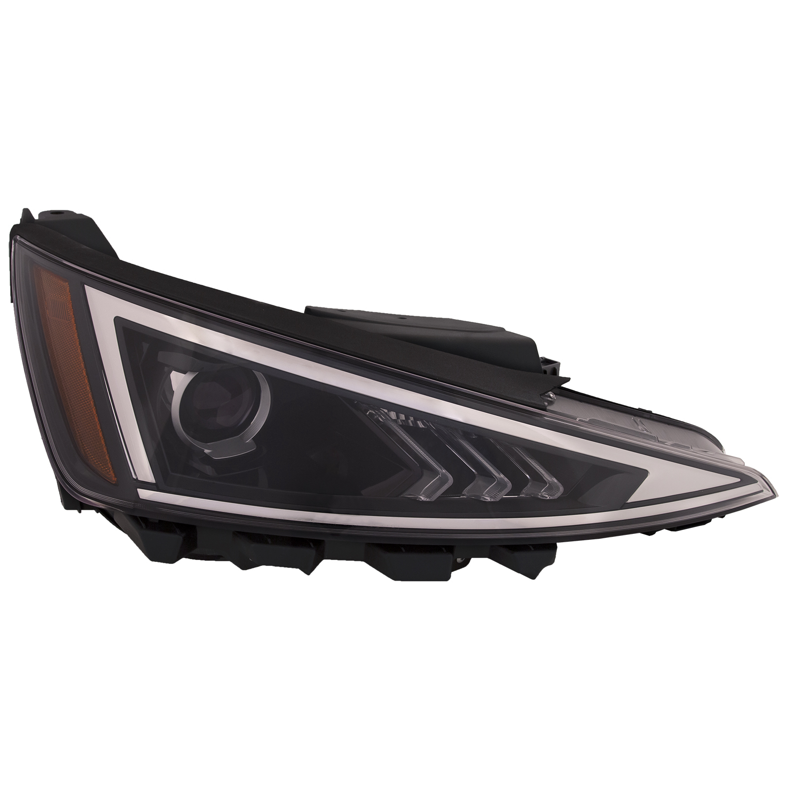Right Passenger Side Headlight For 19-20 Hyundai Elantra
