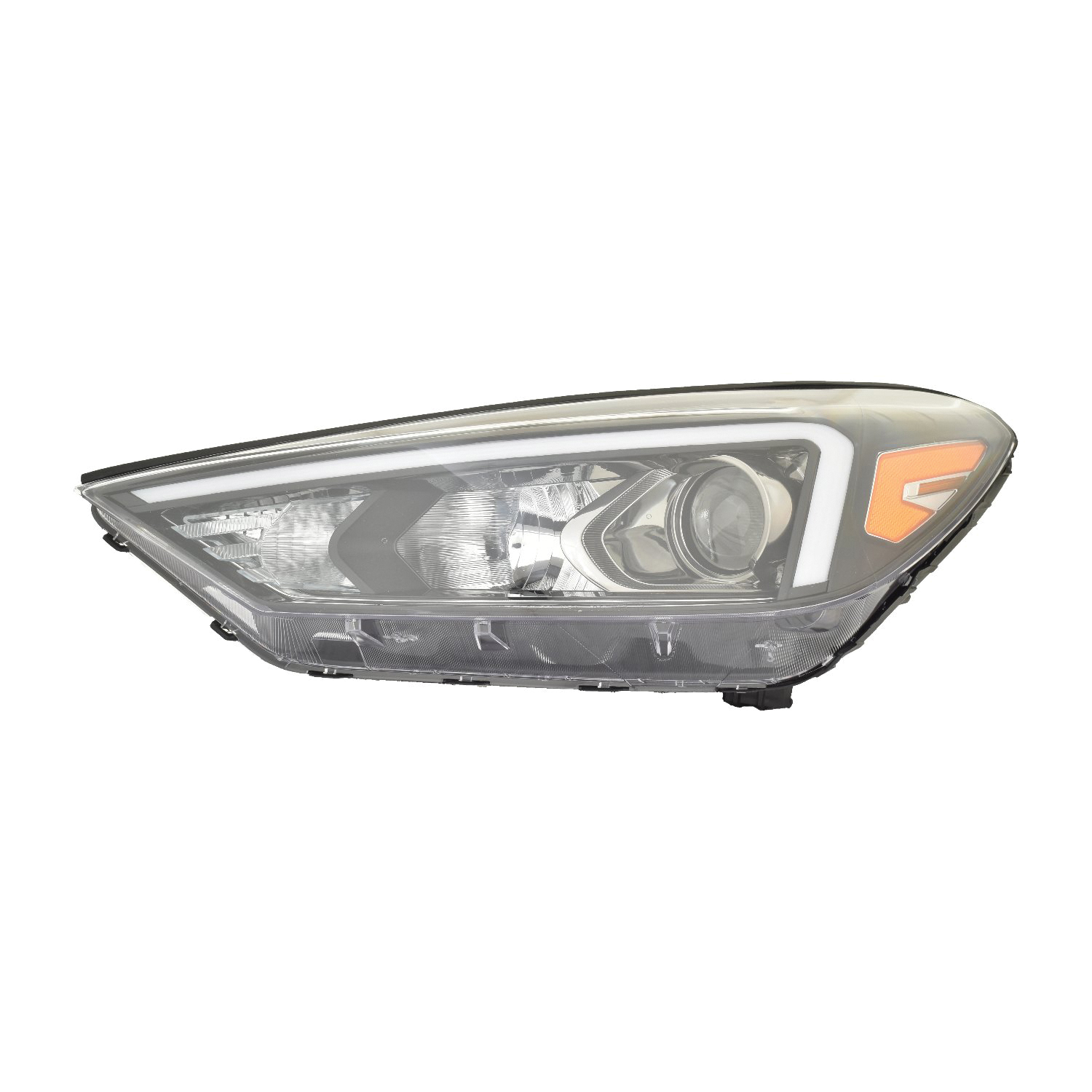 Left Driver Side Headlight For 19-21 Hyundai Tucson; CAPA Certified